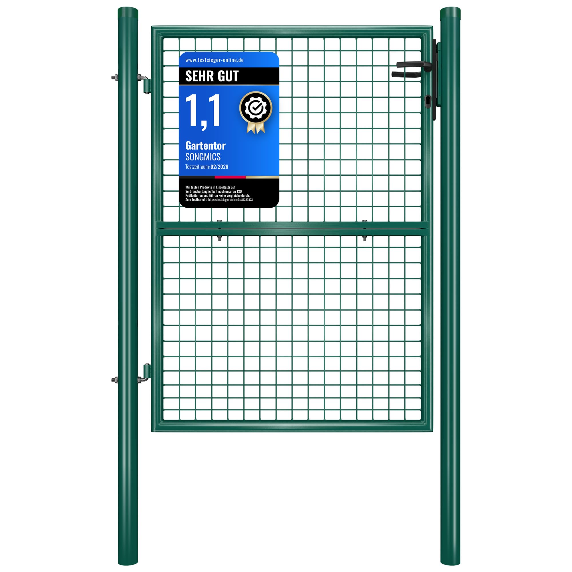 songmics-gartentor-ggd175g-gartent-r-verzinkter-stahl-gr-n-t-r-87-x-125-cm image 1