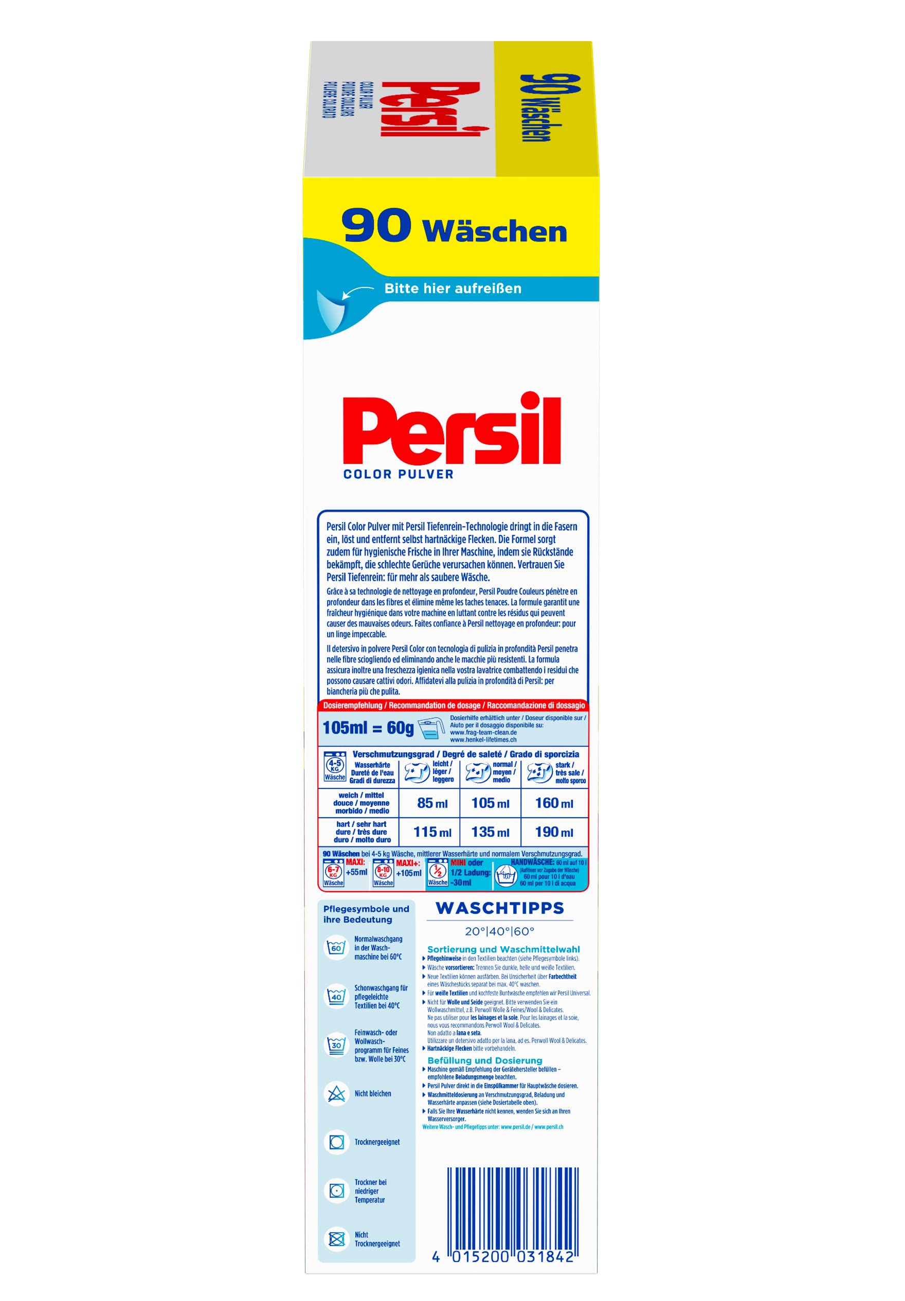 persil-color-pulver-tiefenrein-90-waschladungen-colorwaschmittel image 8