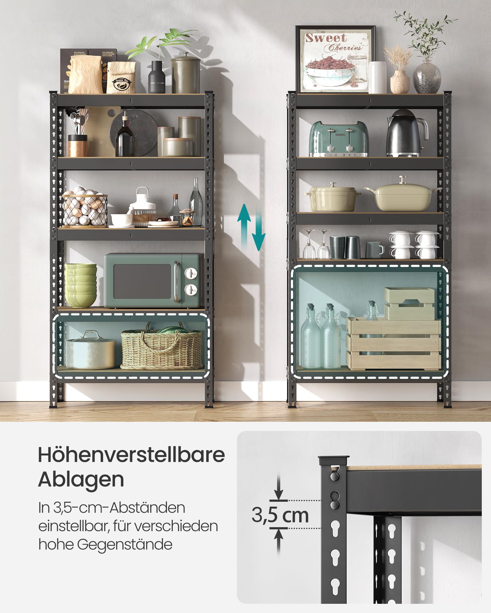 songmics-schwerlastregal-glr300b01-standregal-30x75x150-cm-5-ablagen-schwarz image 5