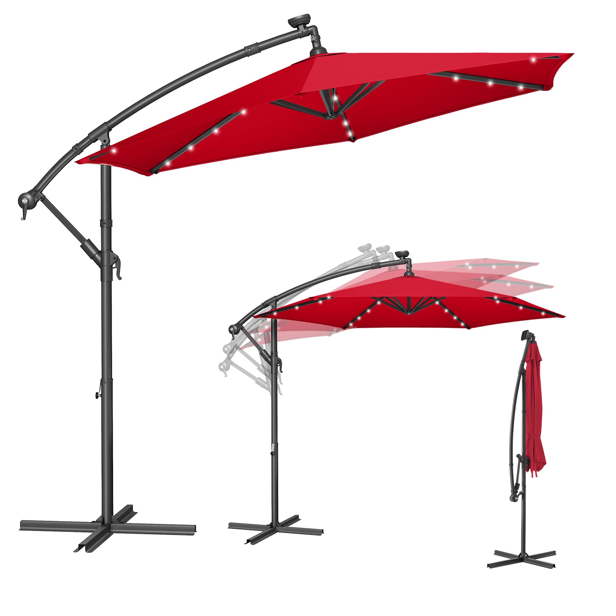 songmics-sonnenschirm-300-cm-mit-led-solar-beleuchtung-upf-50 image 8
