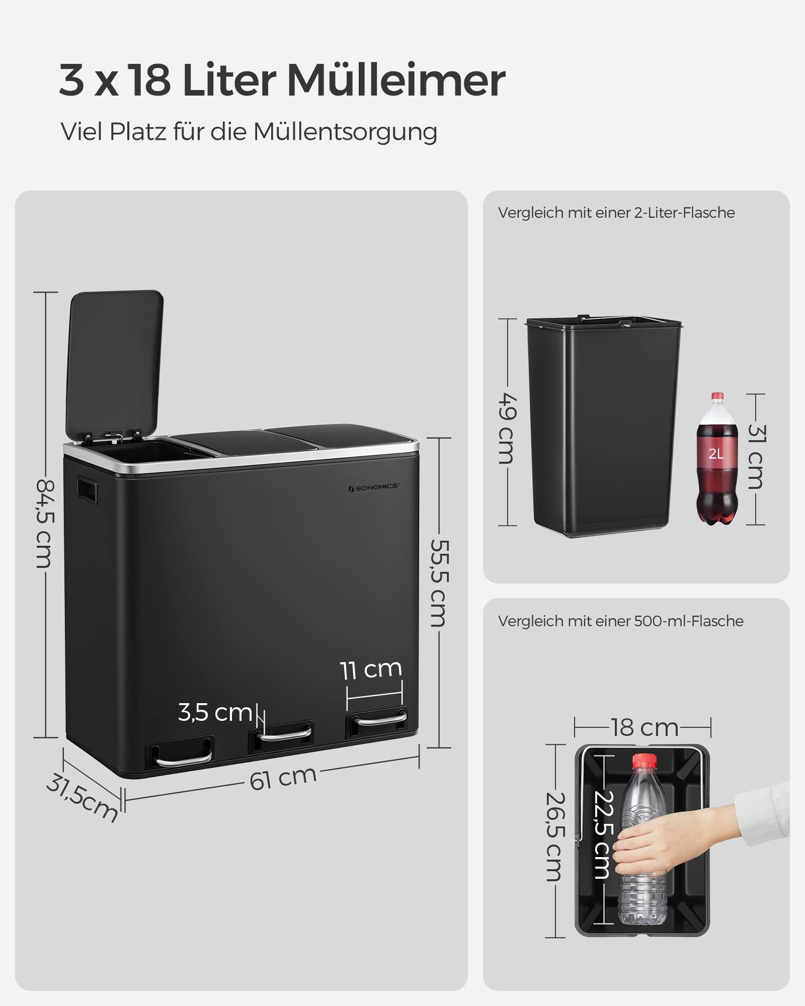 songmics-m-lleimer-k-che-ltb54bk-tintenschwarz-3-x-18-l-treteimer image 7