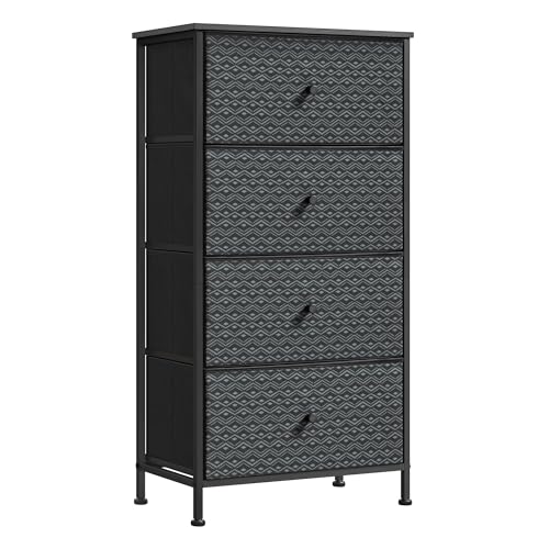 songmics-kommode-lts114b01-mit-4-stoffschubladen-99-cm-ebenholzschwarz-tintensch image 7