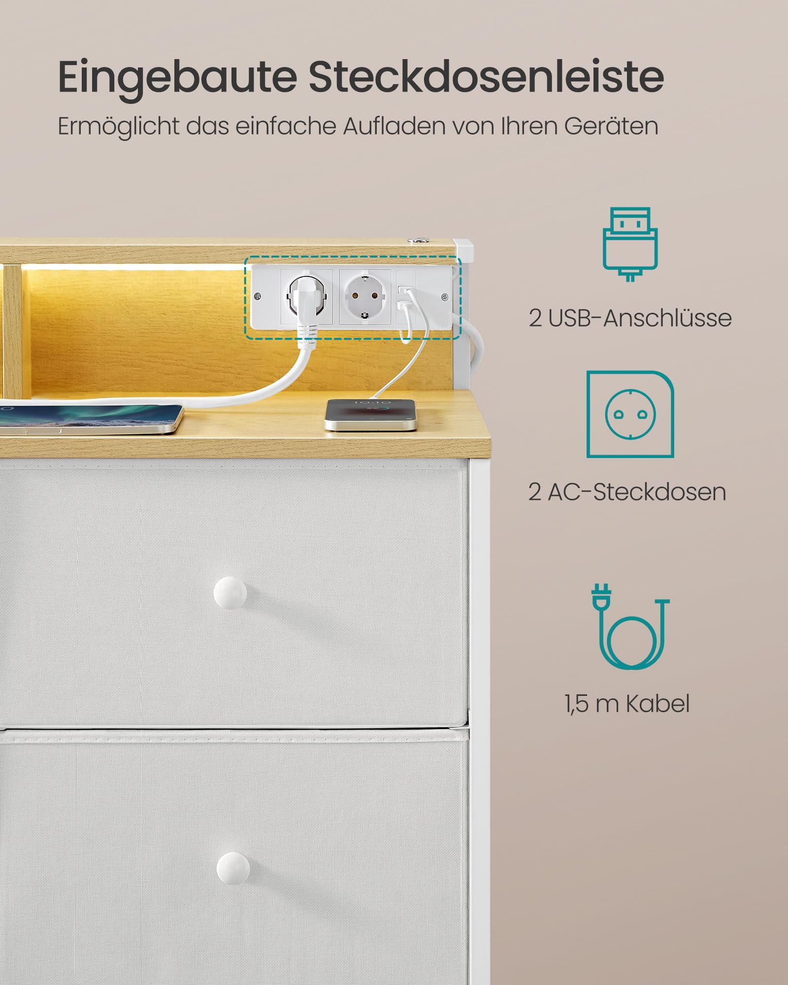 songmics-kommode-9-schubladen-mit-led-weiss-114-cm image 7