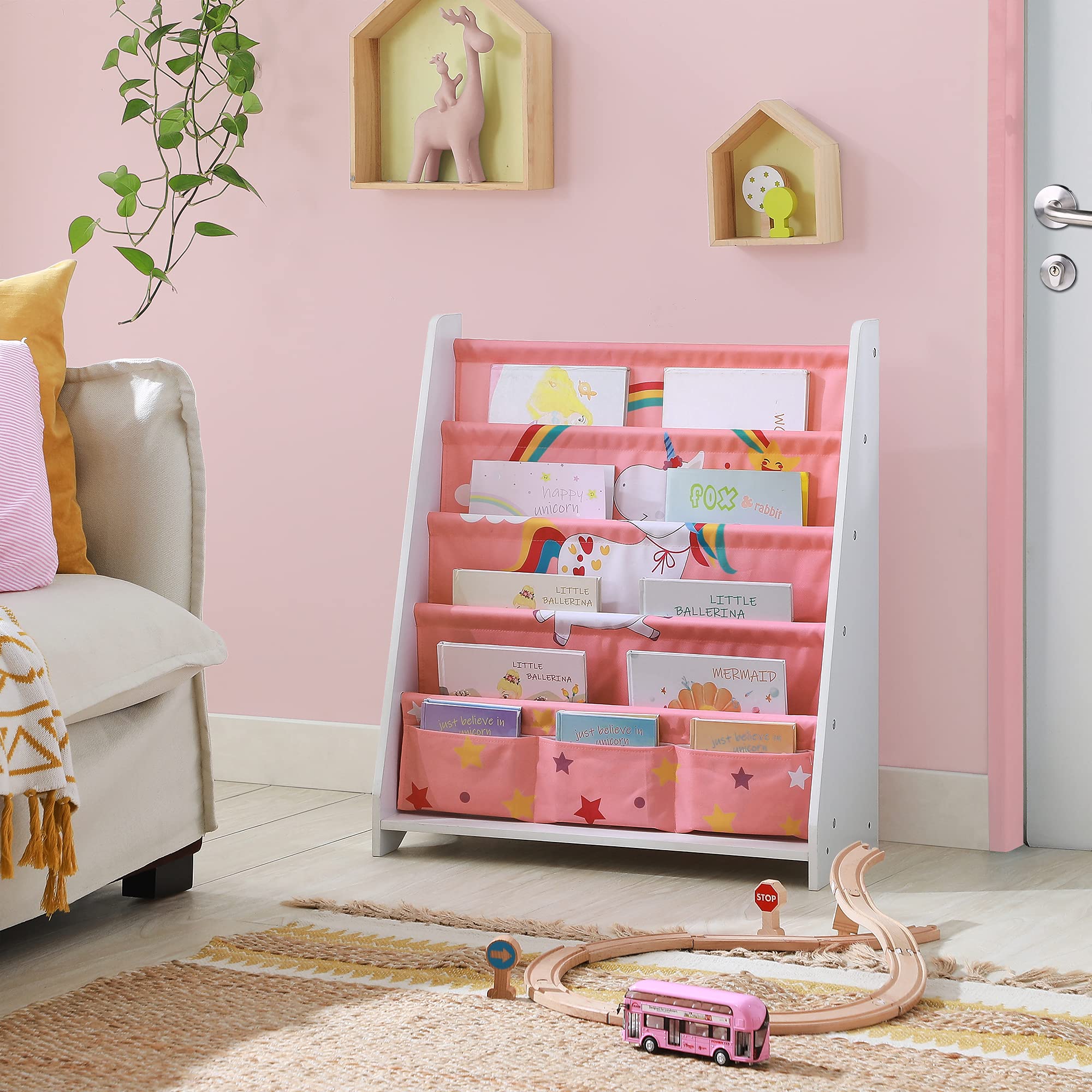 songmics-kinder-b-cherregal-5-ebenen-62-8-x-28-x-72-cm-wei-rosa image 8