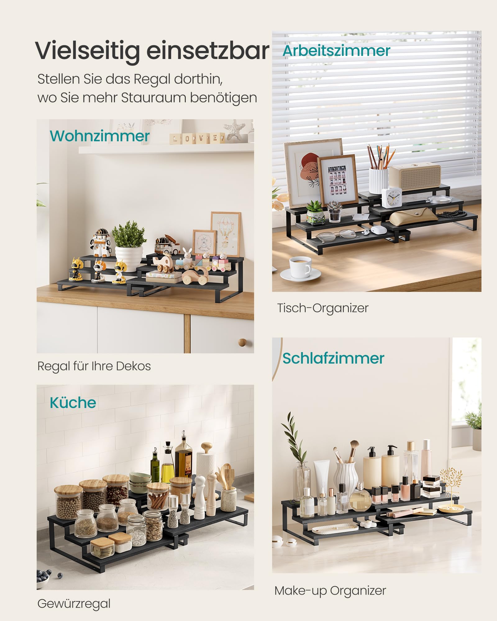 songmics-kcs116b01-gew-rzregal-2er-set-3-stufig-schwarz image 6