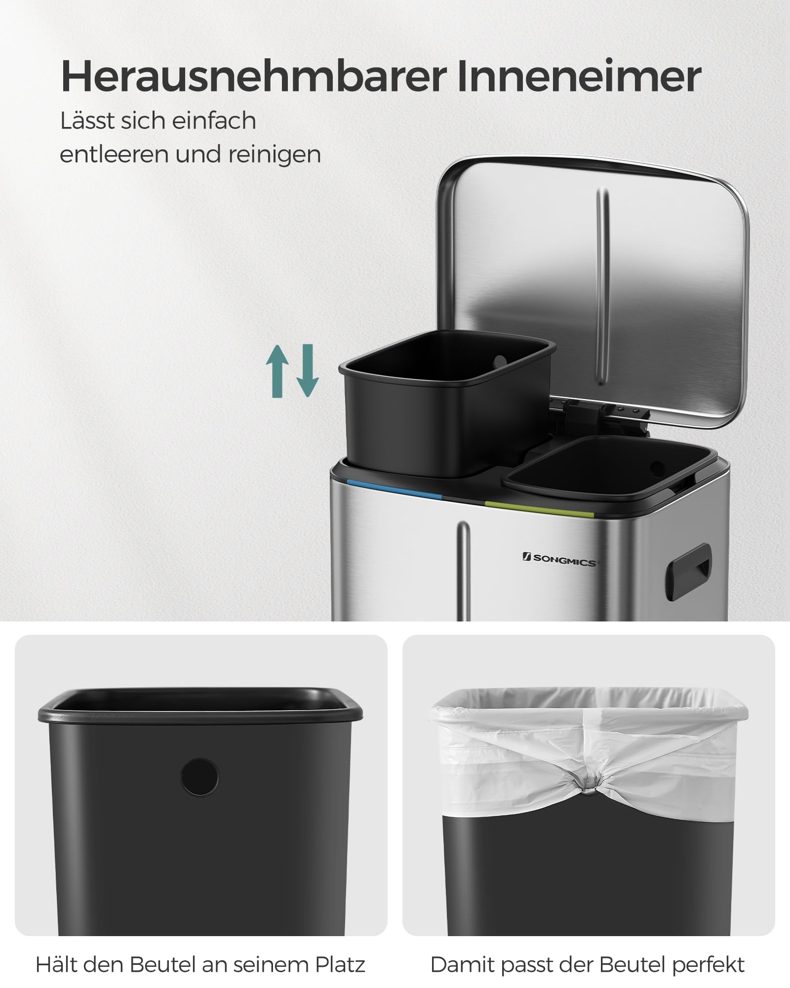songmics-m-lleimer-k-che-2x20-l-m-lltrennsystem-edelstahl-mit-pedal image 6