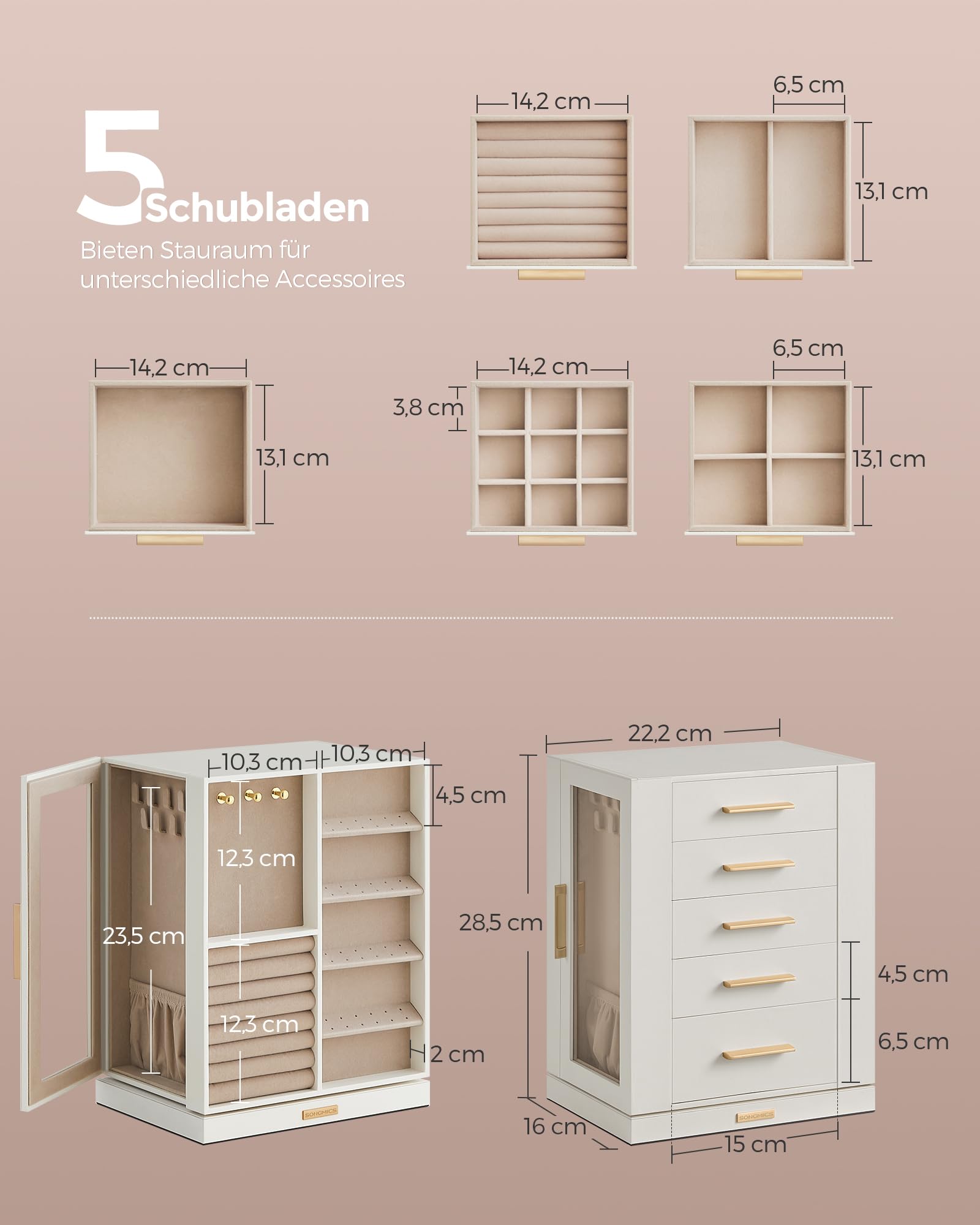 songmics-gisella-schmuckk-stchen-360-drehbar-schmuckkasten-5-schubladen-wolkenwe image 4