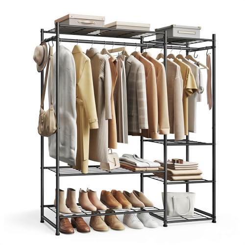 songmics-lgr010bz01-offener-kleiderschrank-garderobenst-nder-schwarz image 7