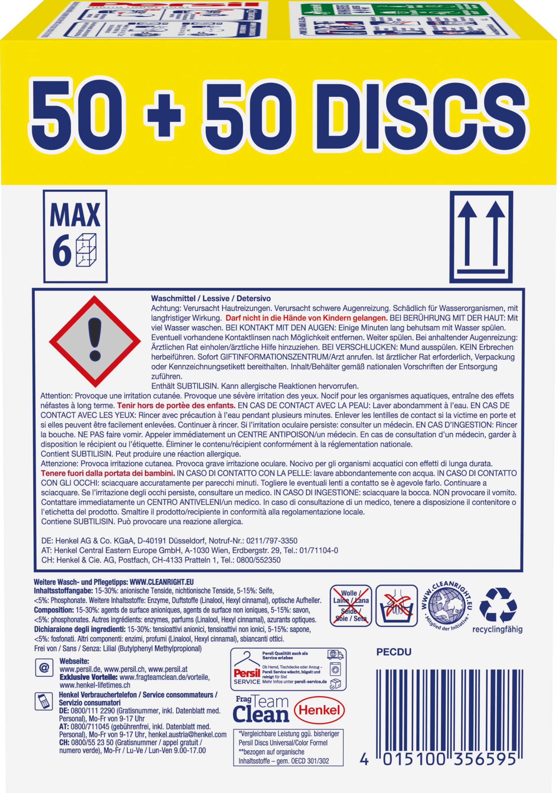 persil-universal-4in1-discs-100-waschladungen-vollwaschmittel image 3