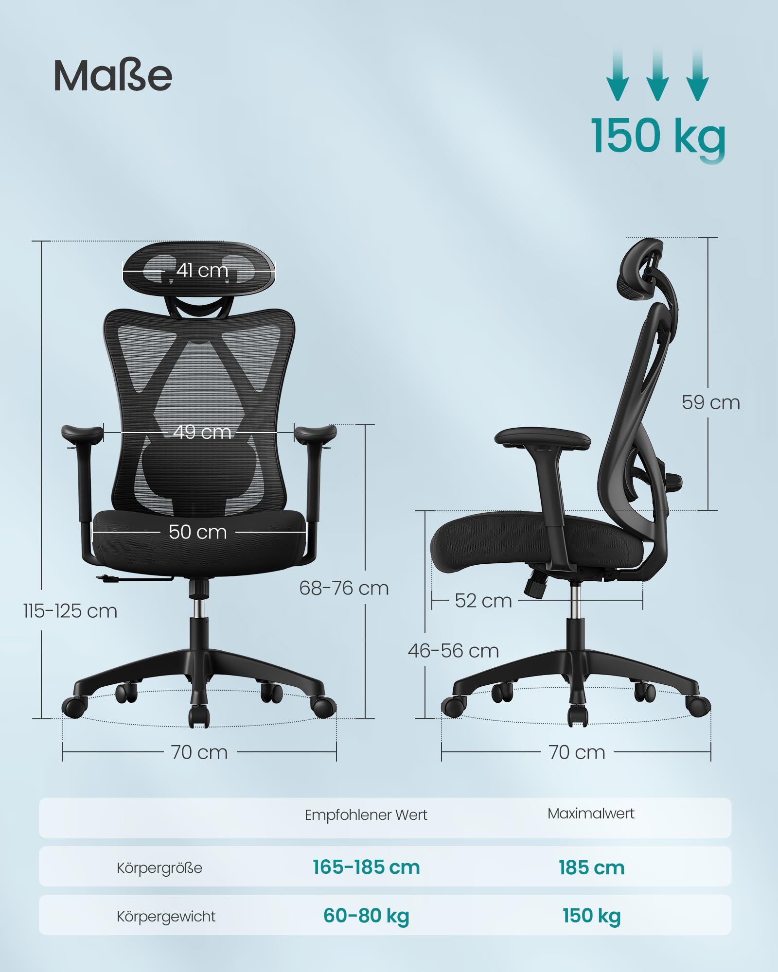 songmics-b-rostuhl-obn063b01-ergonomisch-bis-150-kg image 3