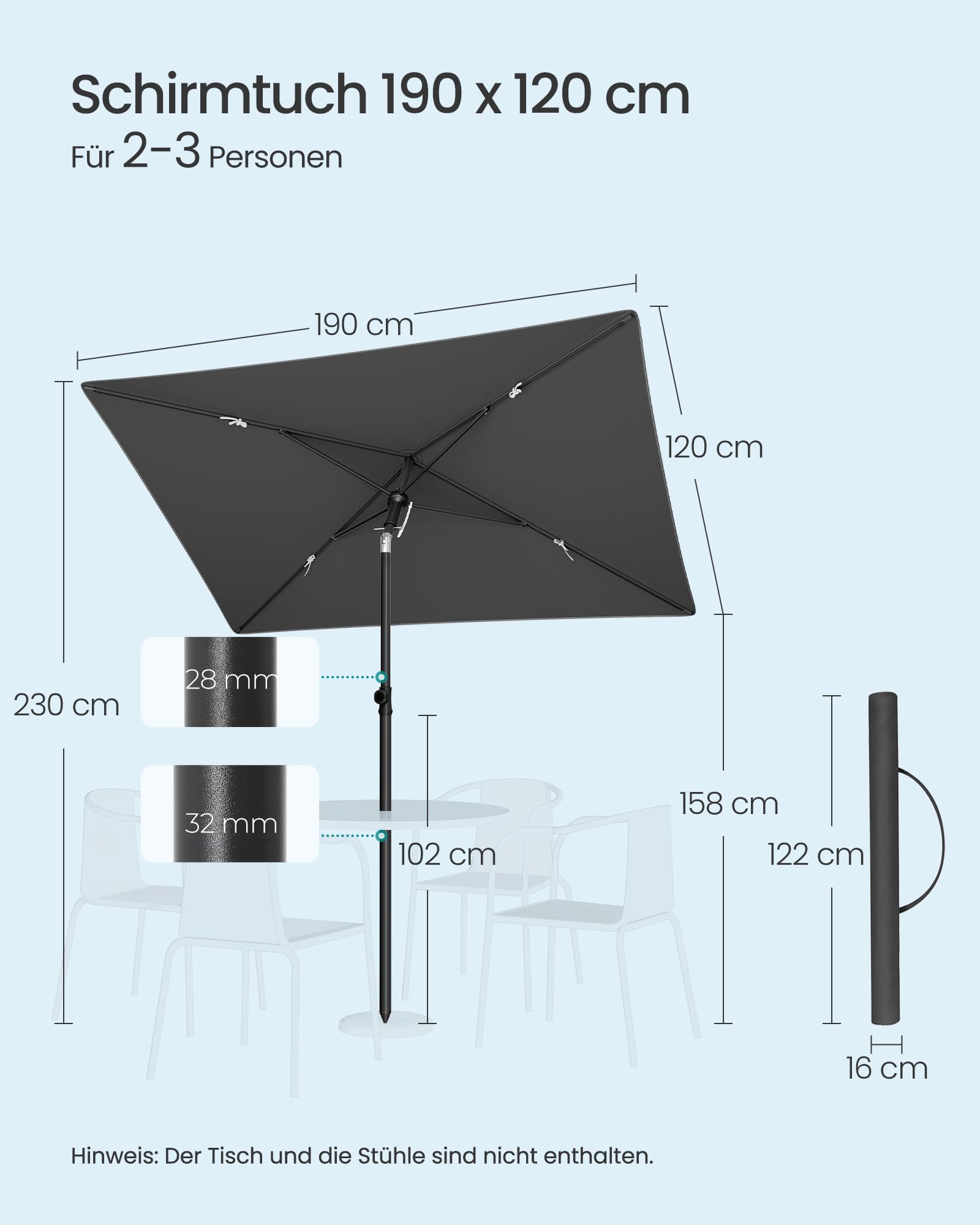 songmics-sonnenschirm-balkon-rechteckig-190-x-120-cm-knickbar-upf-50 image 5