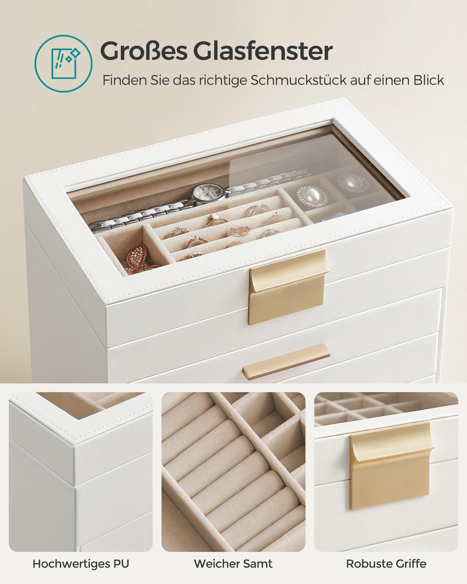 songmics-gisella-jbc171w01-schmuckk-stchen-6-ebenen-wolkenwei-golden image 4