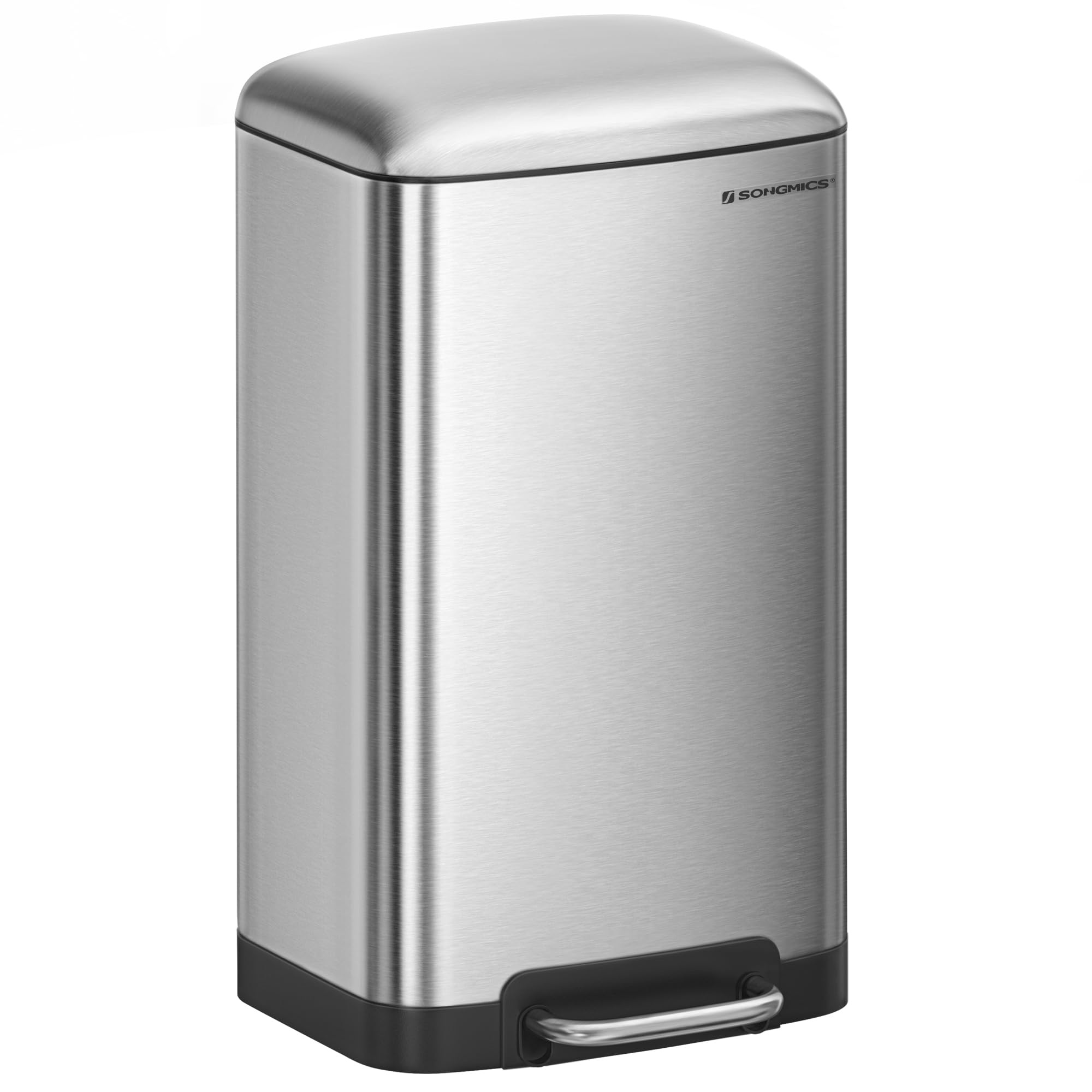 songmics-m-lleimer-30-liter-treteimer-stahl-softclose-silber image 1
