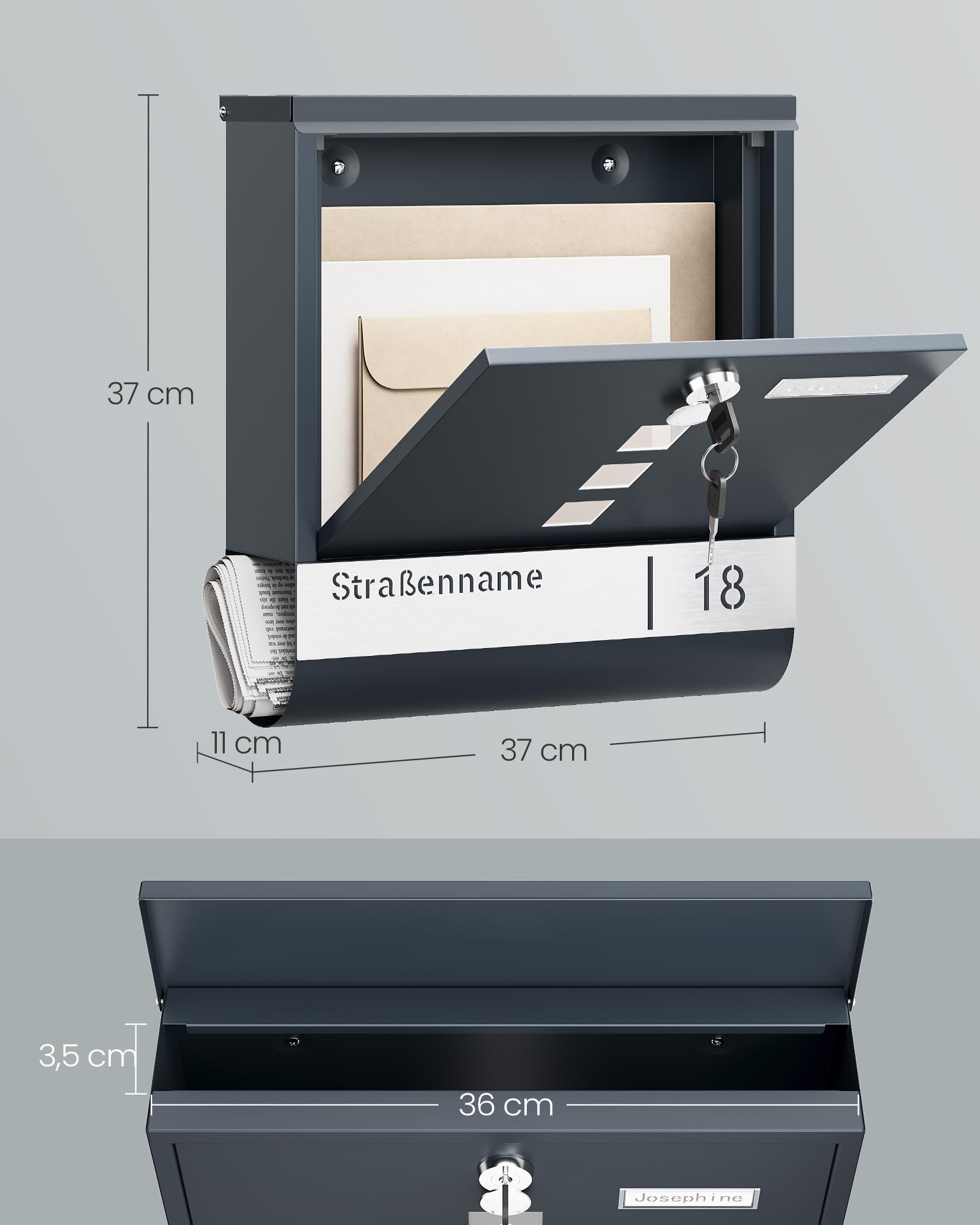 songmics-briefkasten-mit-gravur-wandbriefkasten-mit-schloss image 4