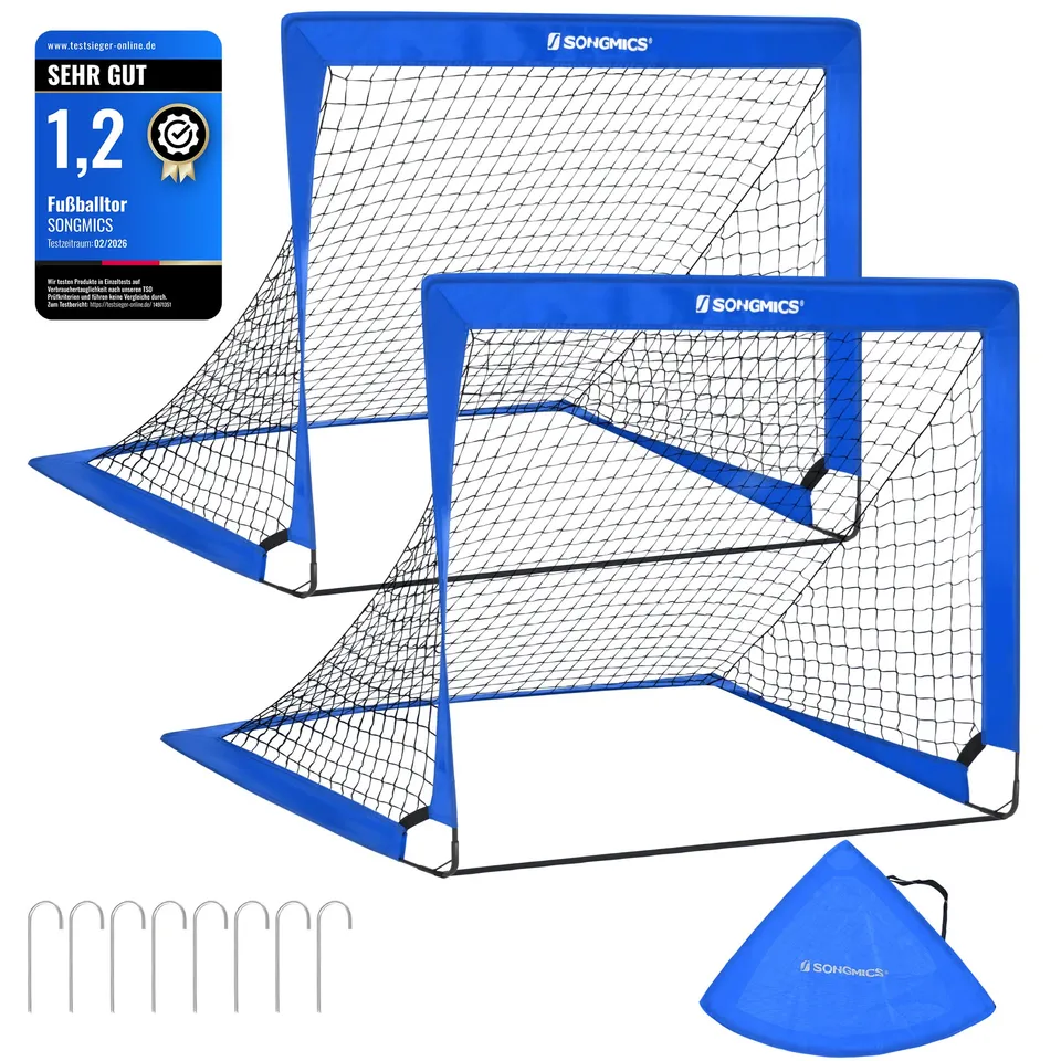 songmics-fu-balltor-kinder-2er-set-pop-up-90-x-120-x-90-cm image 1