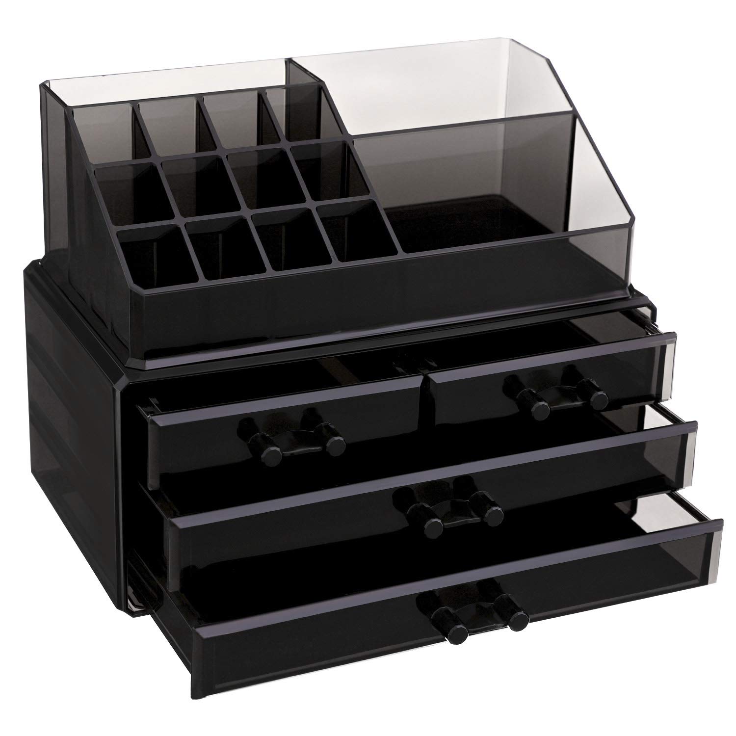 songmics-kosmetik-organizer-jka007bk-acryl-schwarz-medium image 1