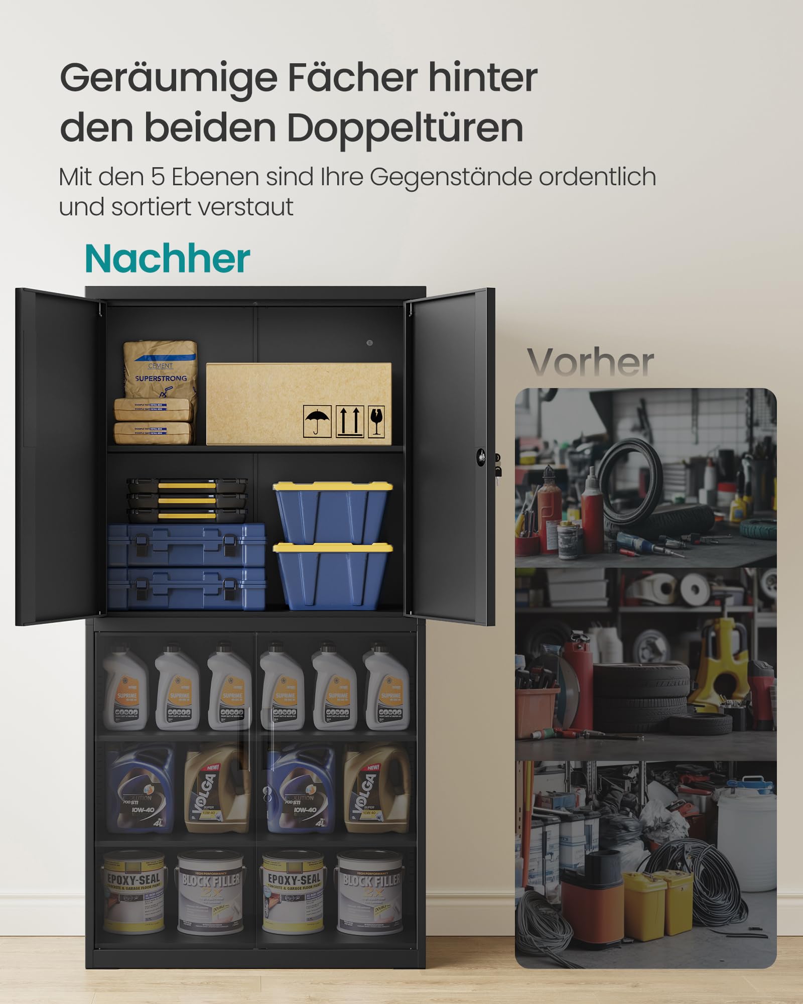 songmics-aktenschrank-omc016b01-stahl-40x80x180cm-mattschwarz image 4
