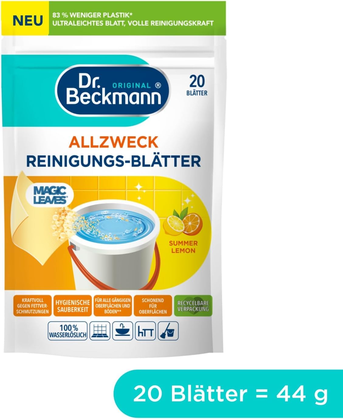 dr-beckmann-allzweck-reinigungs-bl-tter-summer-lemon-20-st-ck image 4