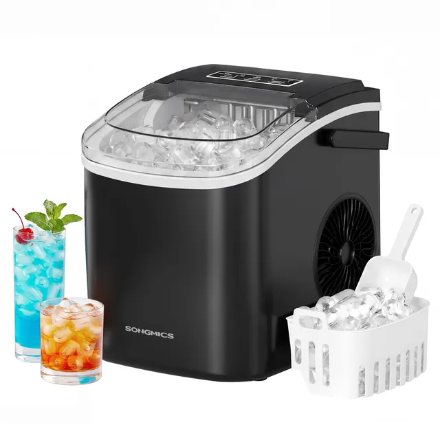 songmics-eisw-rfelmaschine-12-kg-24h-2-gr-en-mit-selbstreinigung-tintenschwarz-x image 1
