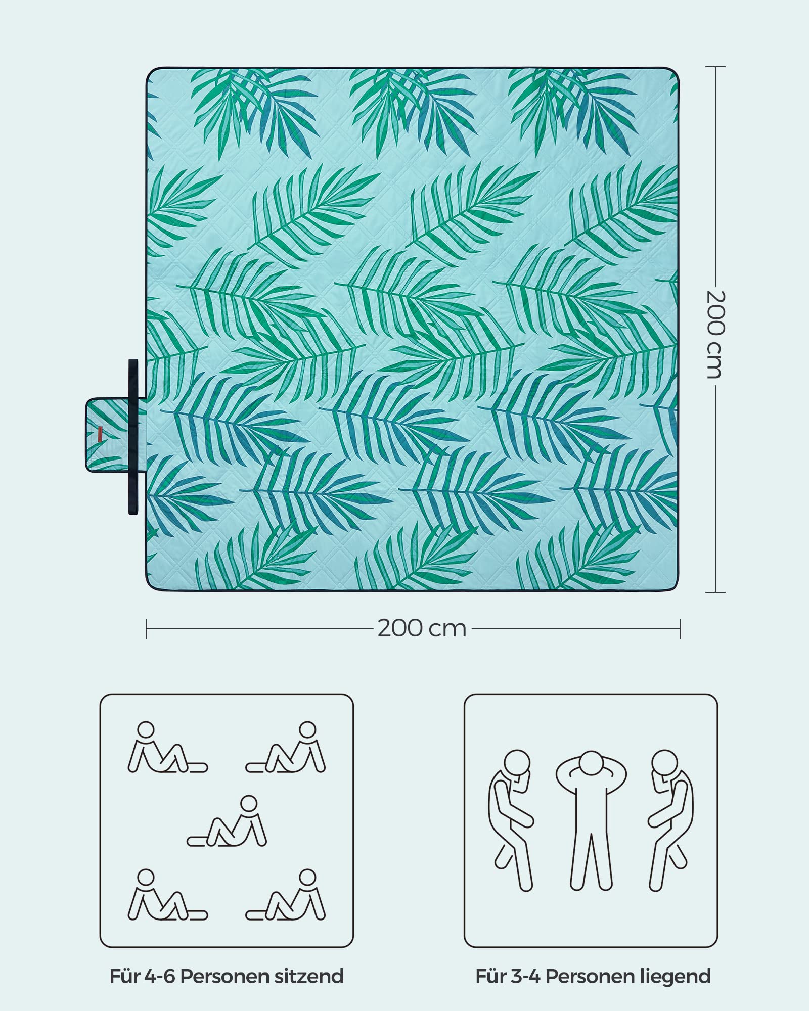 songmics-picknickdecke-gcm087q01-200-x-200-cm-farnmuster-hellblau image 3