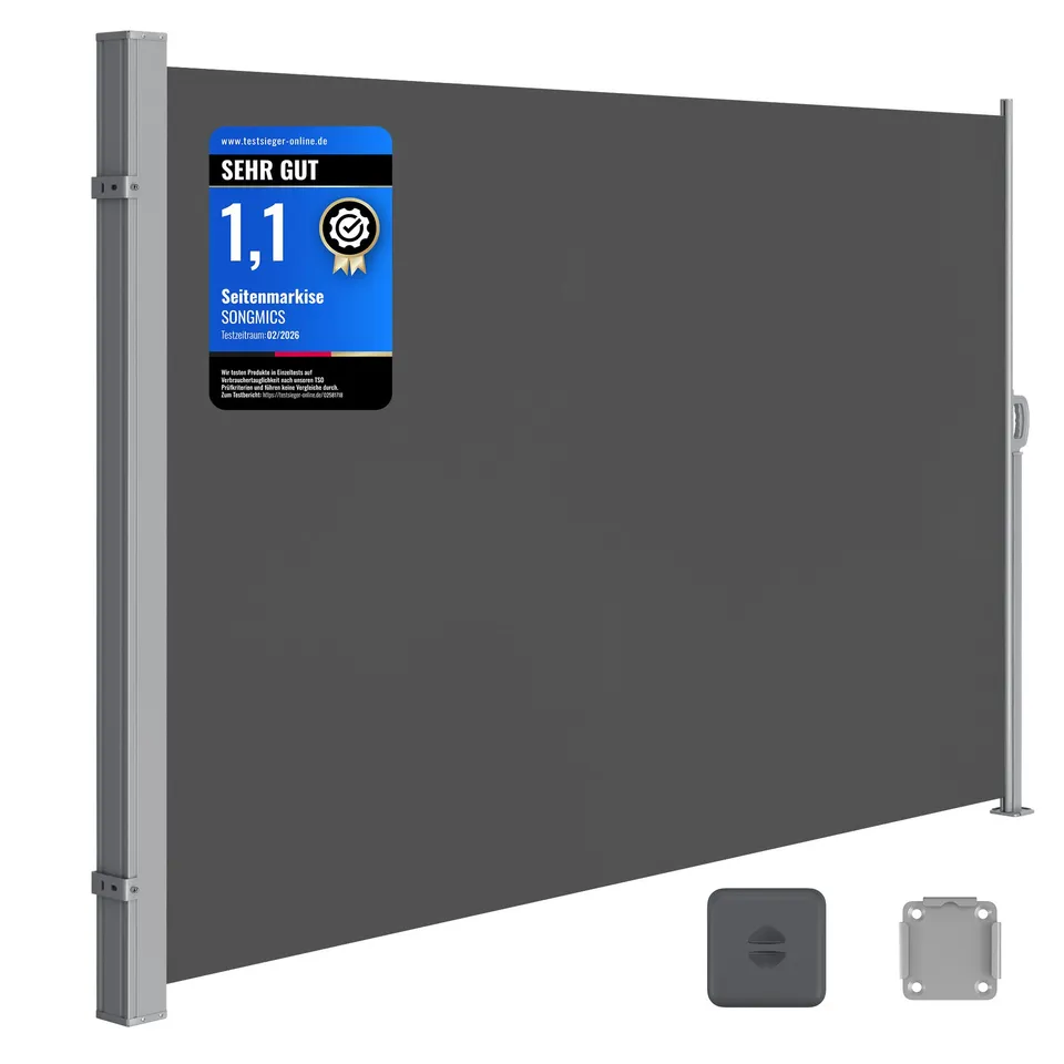 songmics-seitenmarkise-160-x-500-cm-anthrazit-gsa615gz01 image 1