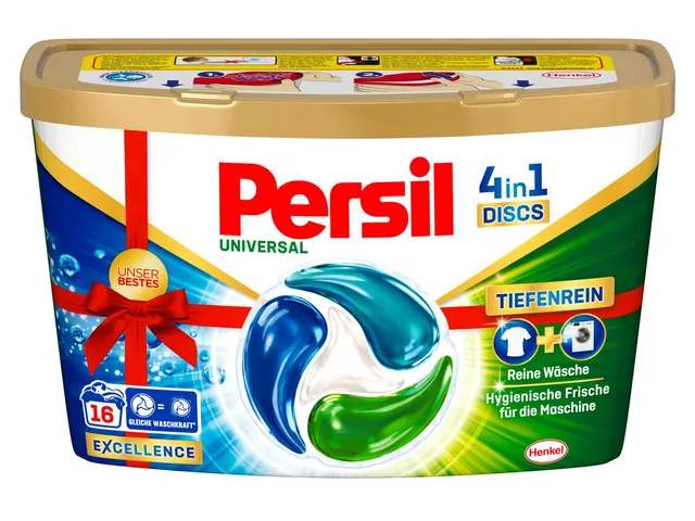 persil-tiefenrein-4in1-discs-universal-8-x-16-waschladungen-vollwaschmittel image 1