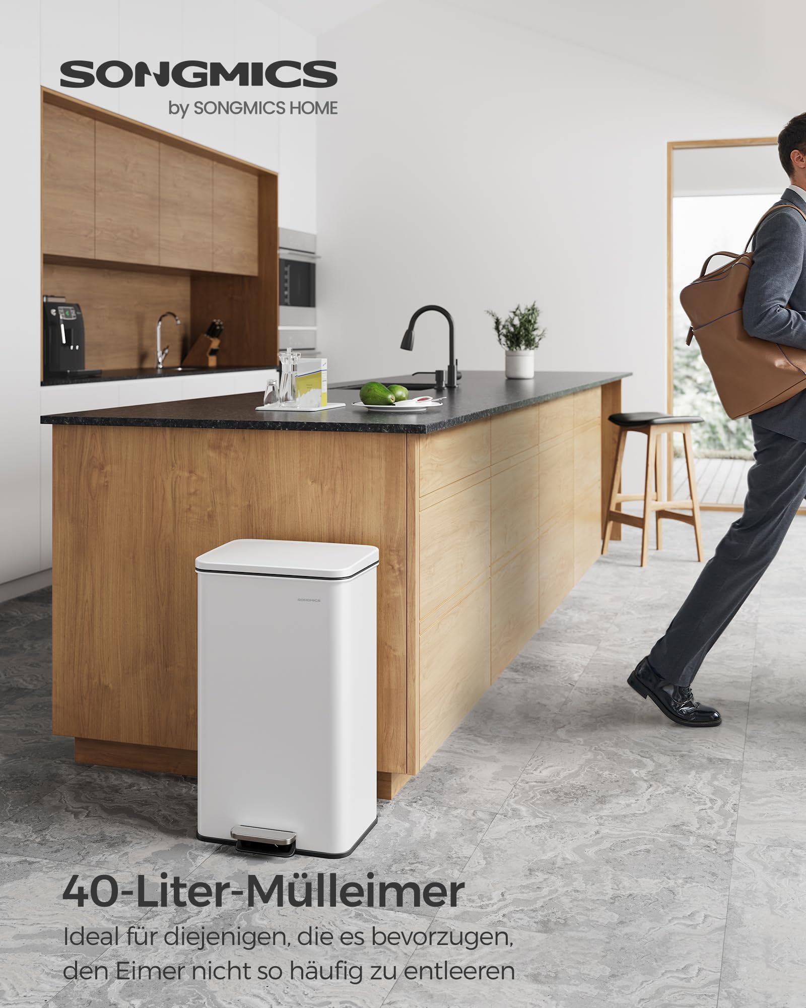 songmics-m-lleimer-k-che-ltb540w4002-40-liter-tretm-lleimer-stahl-wei image 2