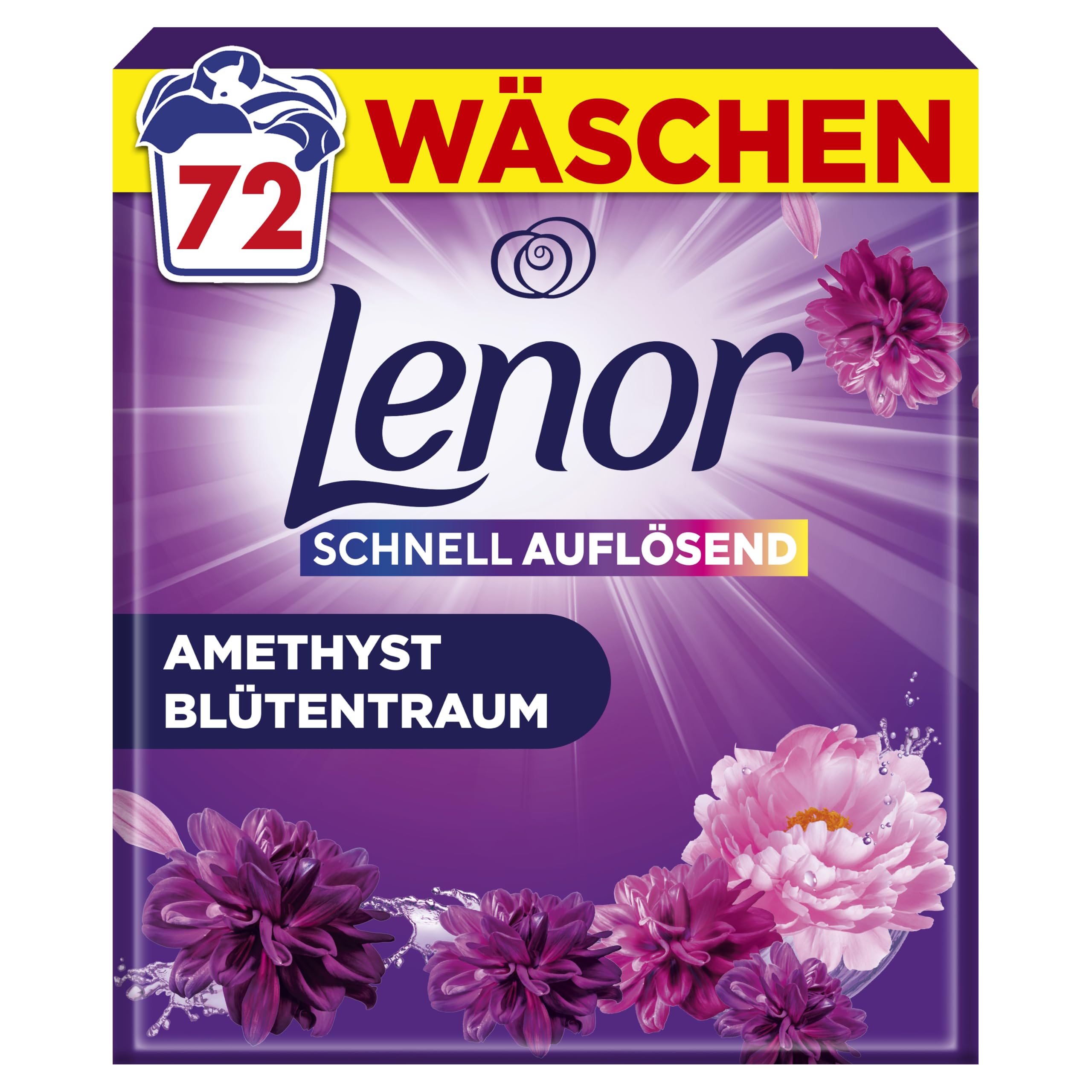lenor-pulverwaschmittel-amethyst-bl-tentraum-72-w-schen-color-pulverwaschmittel image 1
