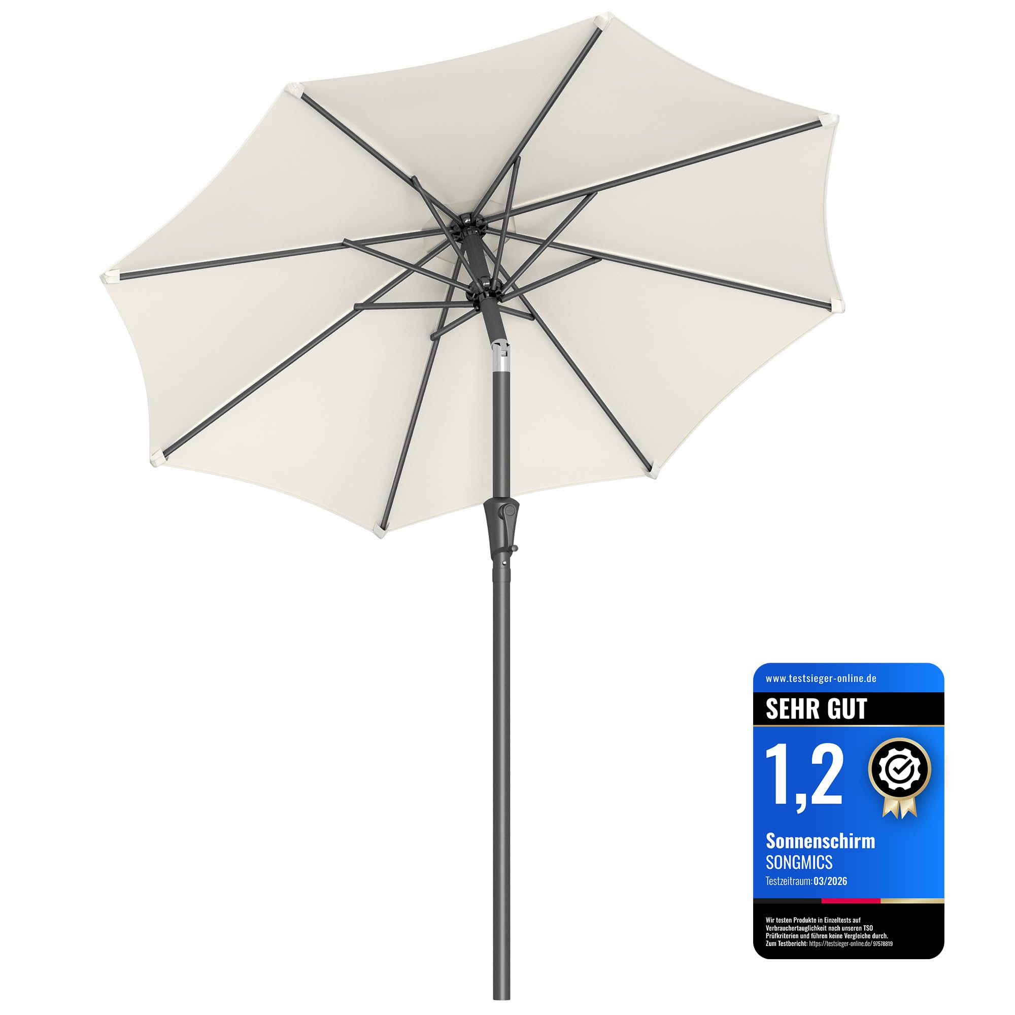 songmics-sonnenschirm-gpu202m01-200-cm-upf-50-beige-ohne-st-nder image 1