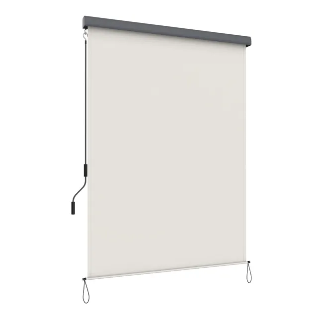 songmics-senkrechtmarkise-gsa145be-2-5-x-1-4-m-beige-mit-kurbel image 1