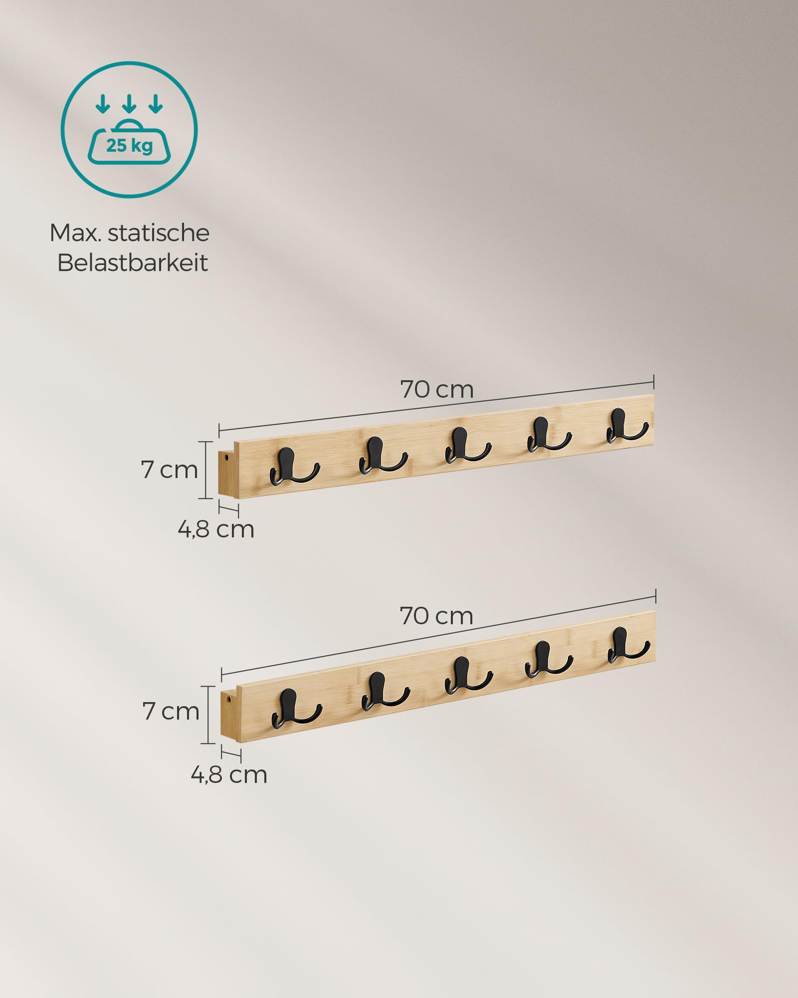 songmics-wandgarderobe-2er-set-lcr052n01-naturbeige-bambus-10-haken image 3