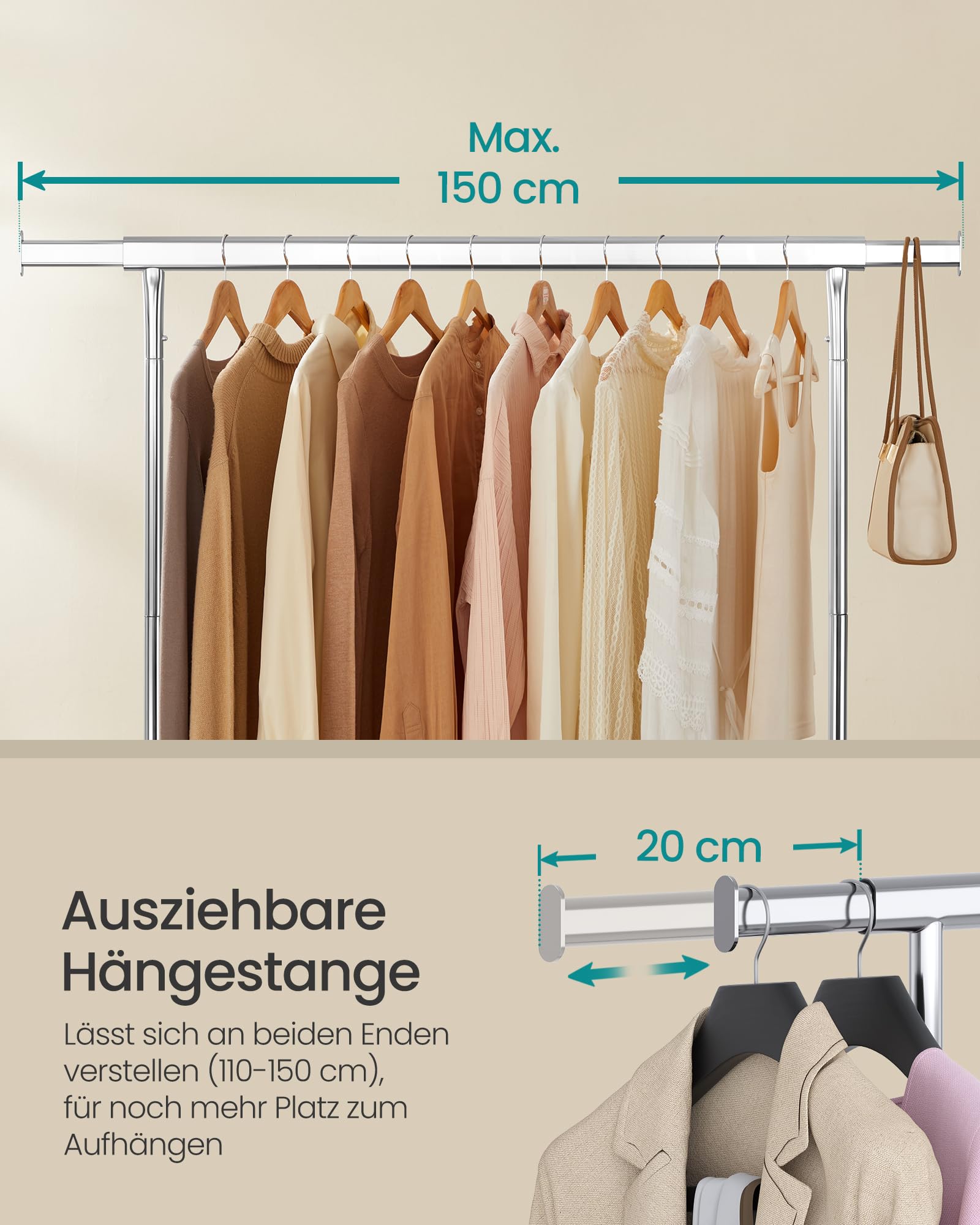 songmics-kleiderst-nder-hsr11s-auf-rollen-45-x-110-150-x-162-9-cm-silber image 4