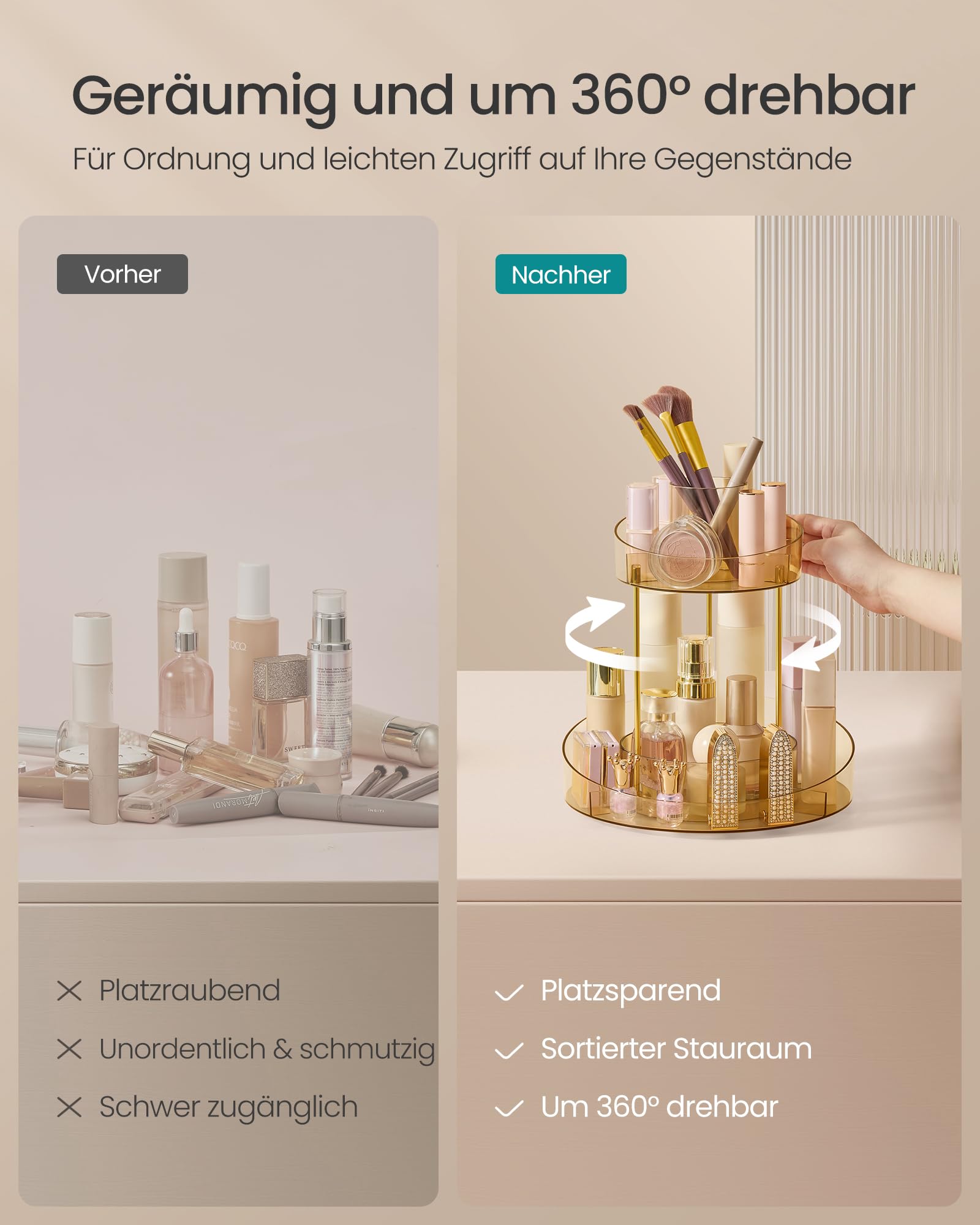 songmics-make-up-organizer-drehbar-jka027a01-champagnergold-2-ebenen image 4