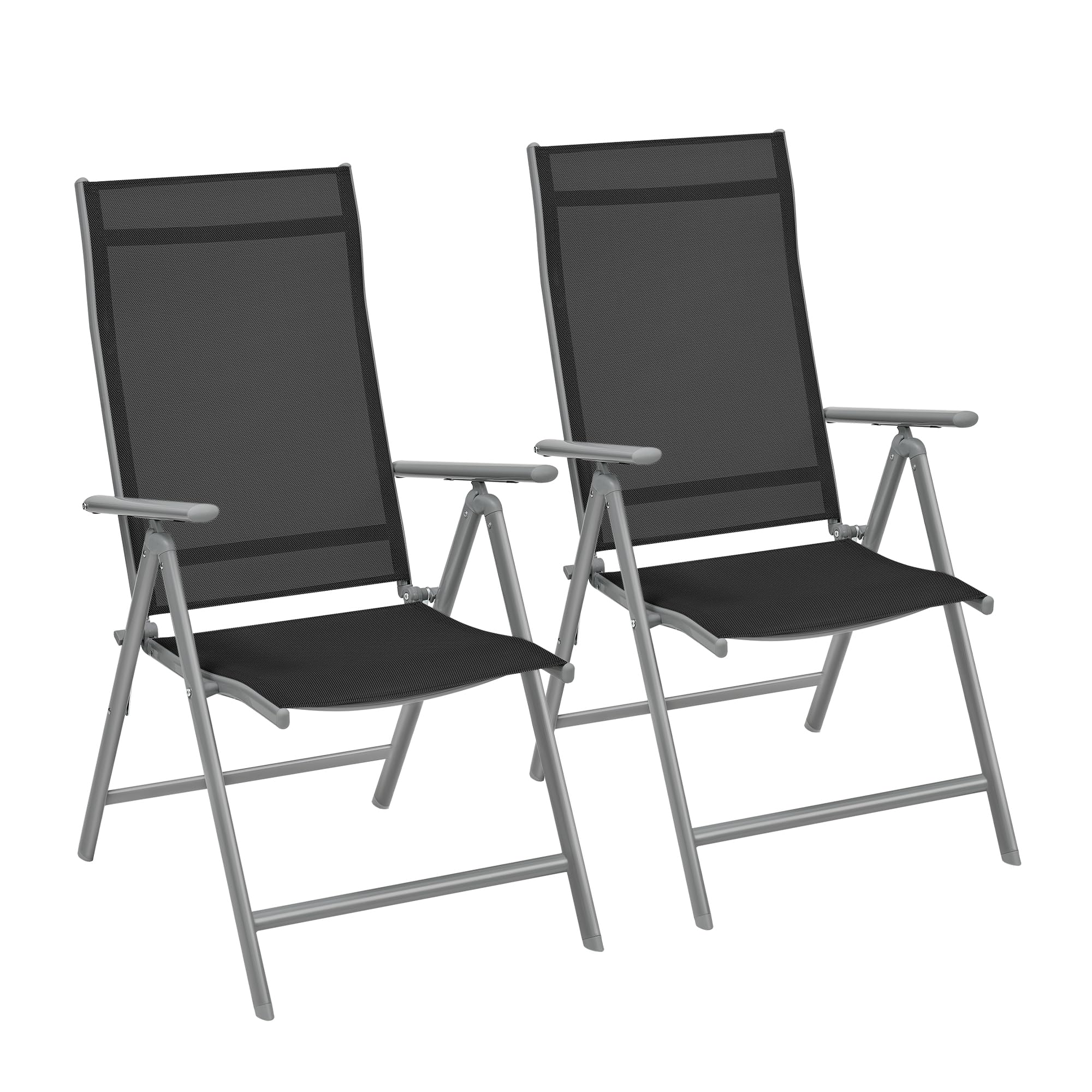 songmics-gartenstuhl-4er-set-gcb30bk-klappstuhl-outdoor-8-fach-verstellbar-bis-1 image 8