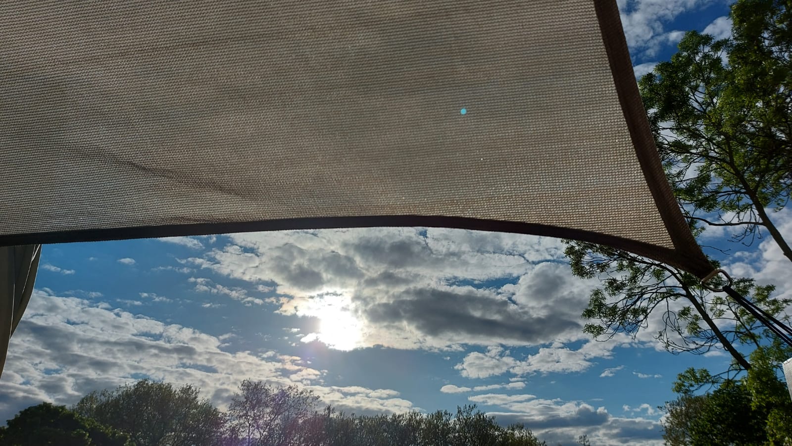 Perfekter Schatten für den Balkon