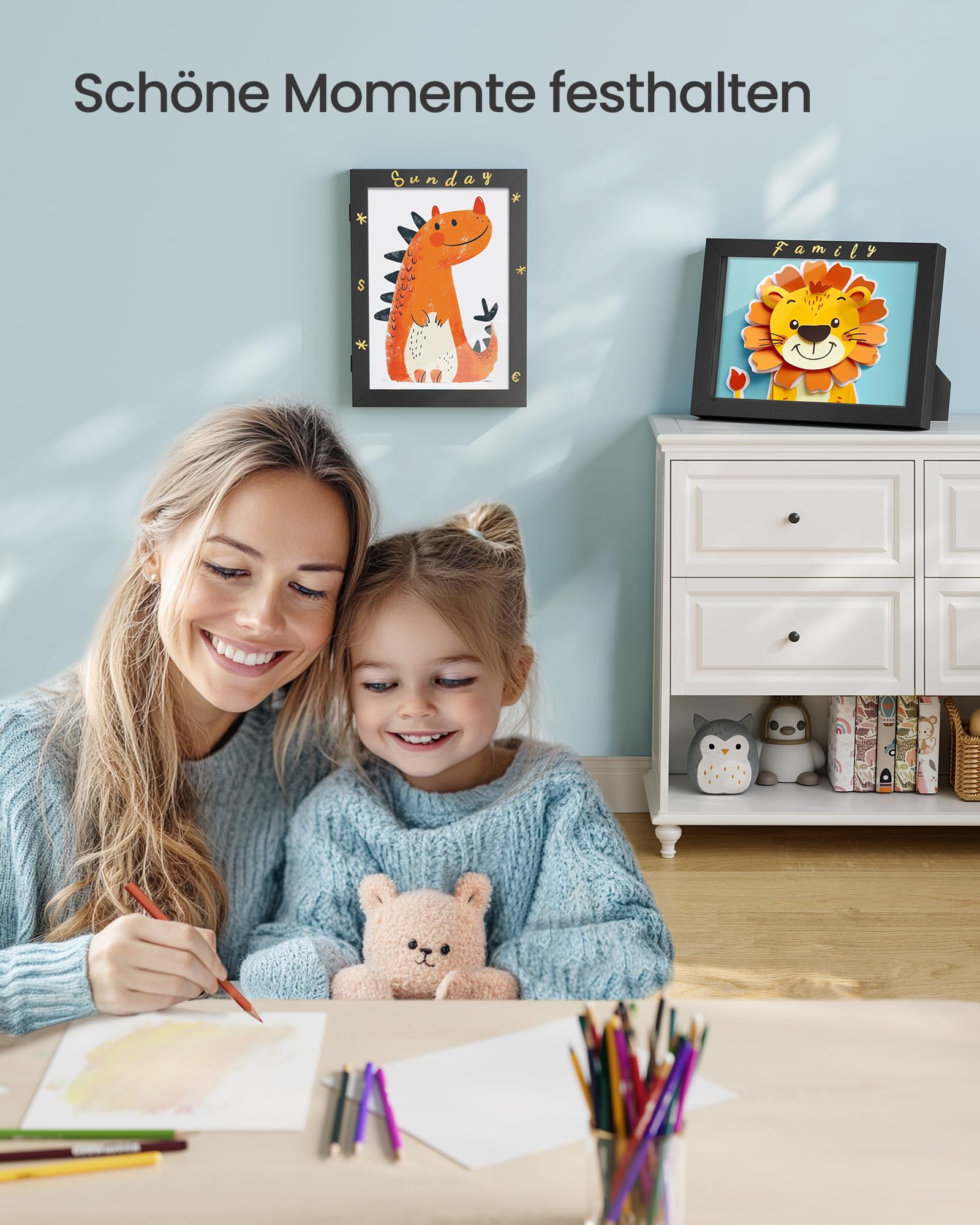 songmics-bilderrahmen-rpf052b02-2er-set-a4-kinder-kunstrahmen-aschschwarz-f-r-15 image 3