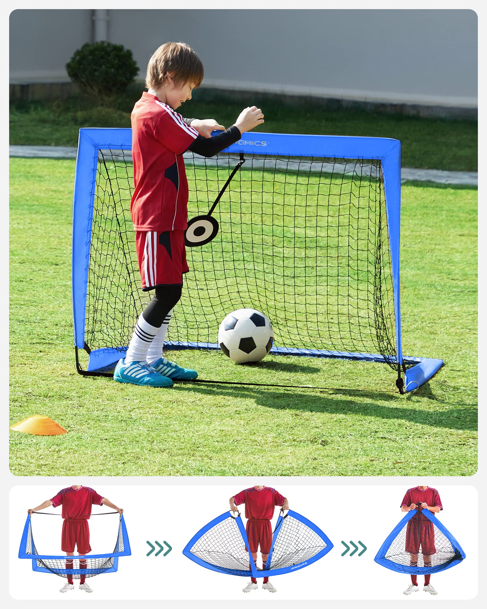 songmics-fu-balltor-kinder-2er-set-tragbar-faltbar image 7
