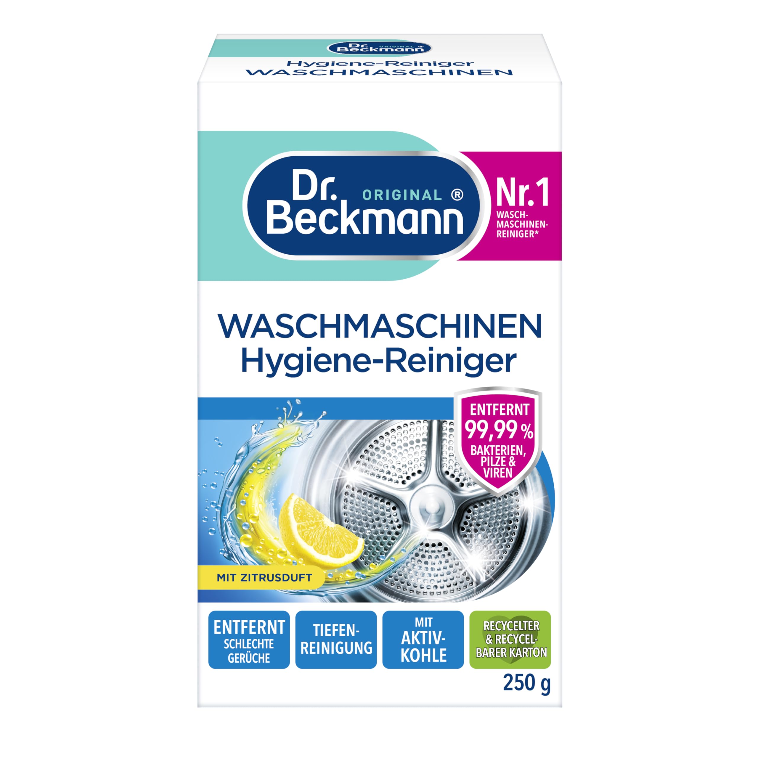 dr-beckmann-waschmaschinen-reiniger-250-g-einzelanwendung image 1