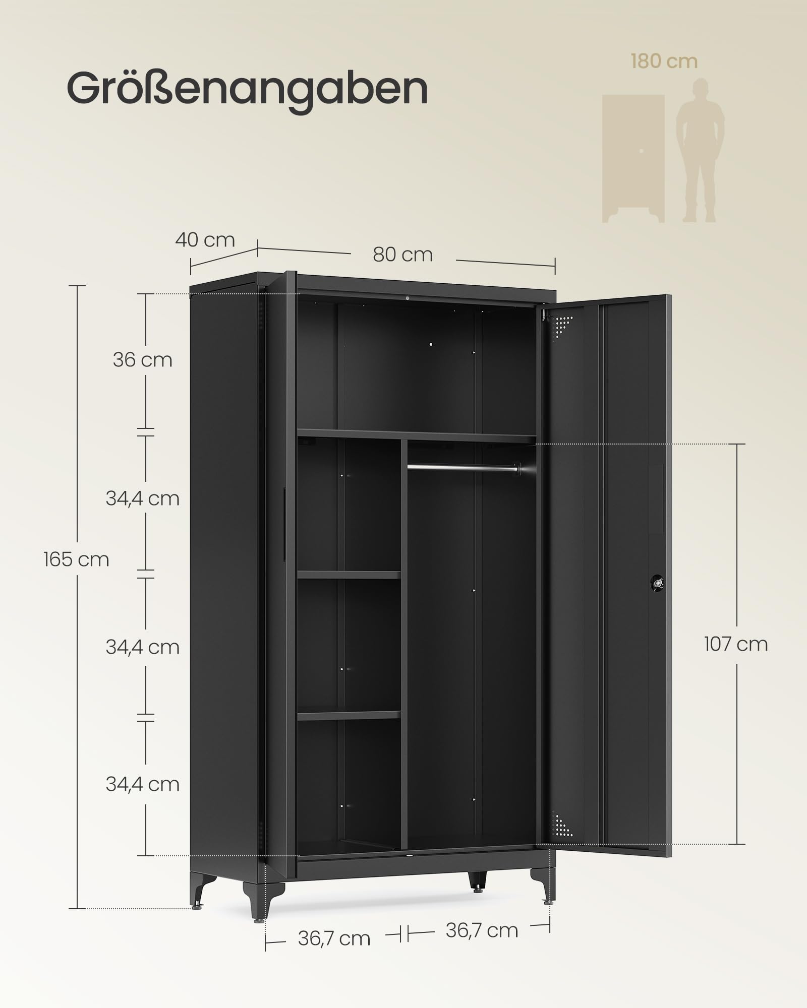 songmics-omc018bd01-mehrzweckschrank-metall-80x40x165-cm-mattschwarz image 3