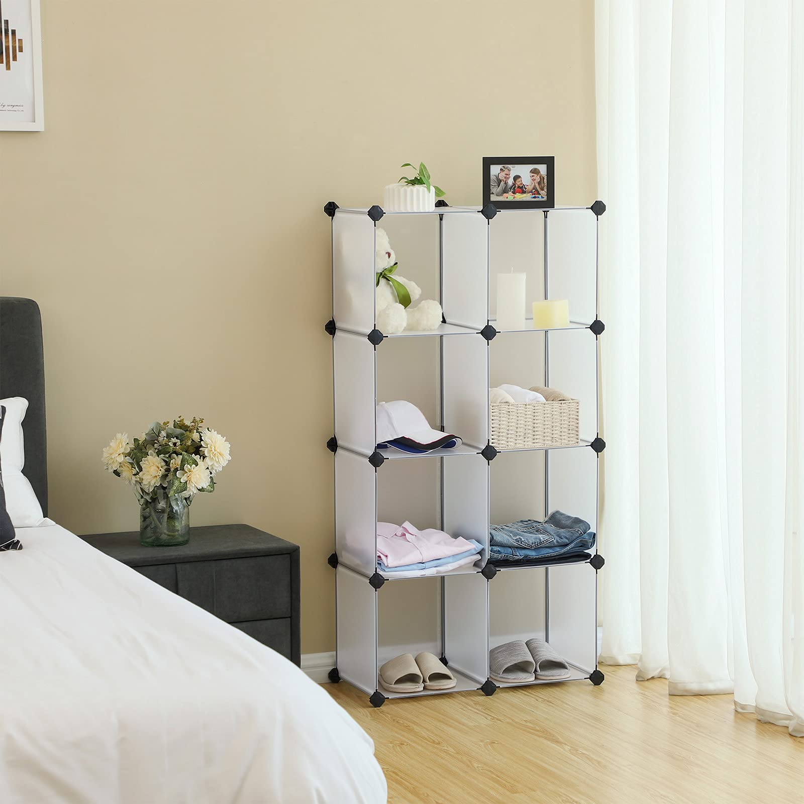 songmics-kunststoffschrank-lpc115s-steckregal-wei-93-x-31-x-123-cm image 4