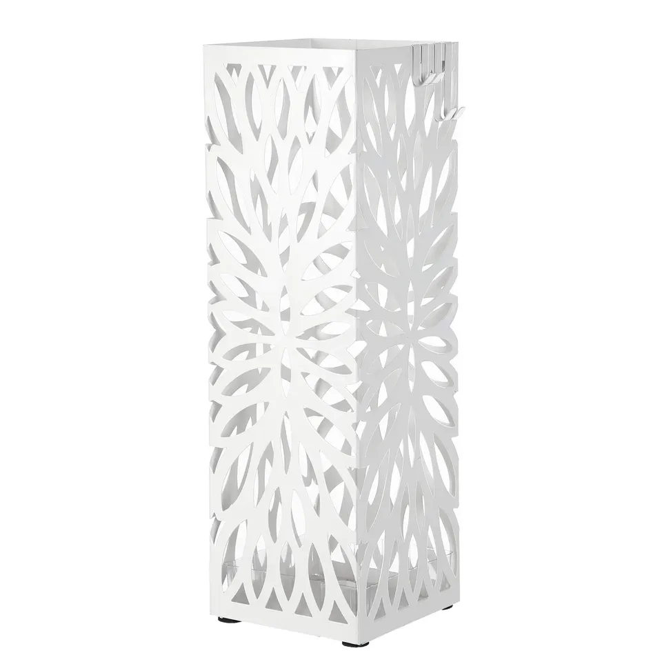 songmics-schirmst-nder-metall-quadratisch-49-cm-wei-luc48w image 1