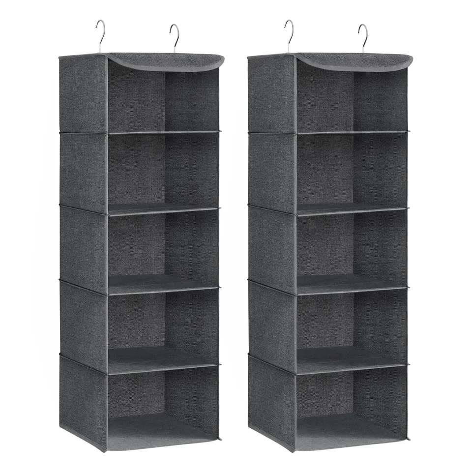 songmics-h-ngeorganizer-2er-set-grau-5-ebenen-rch005g02 image 1