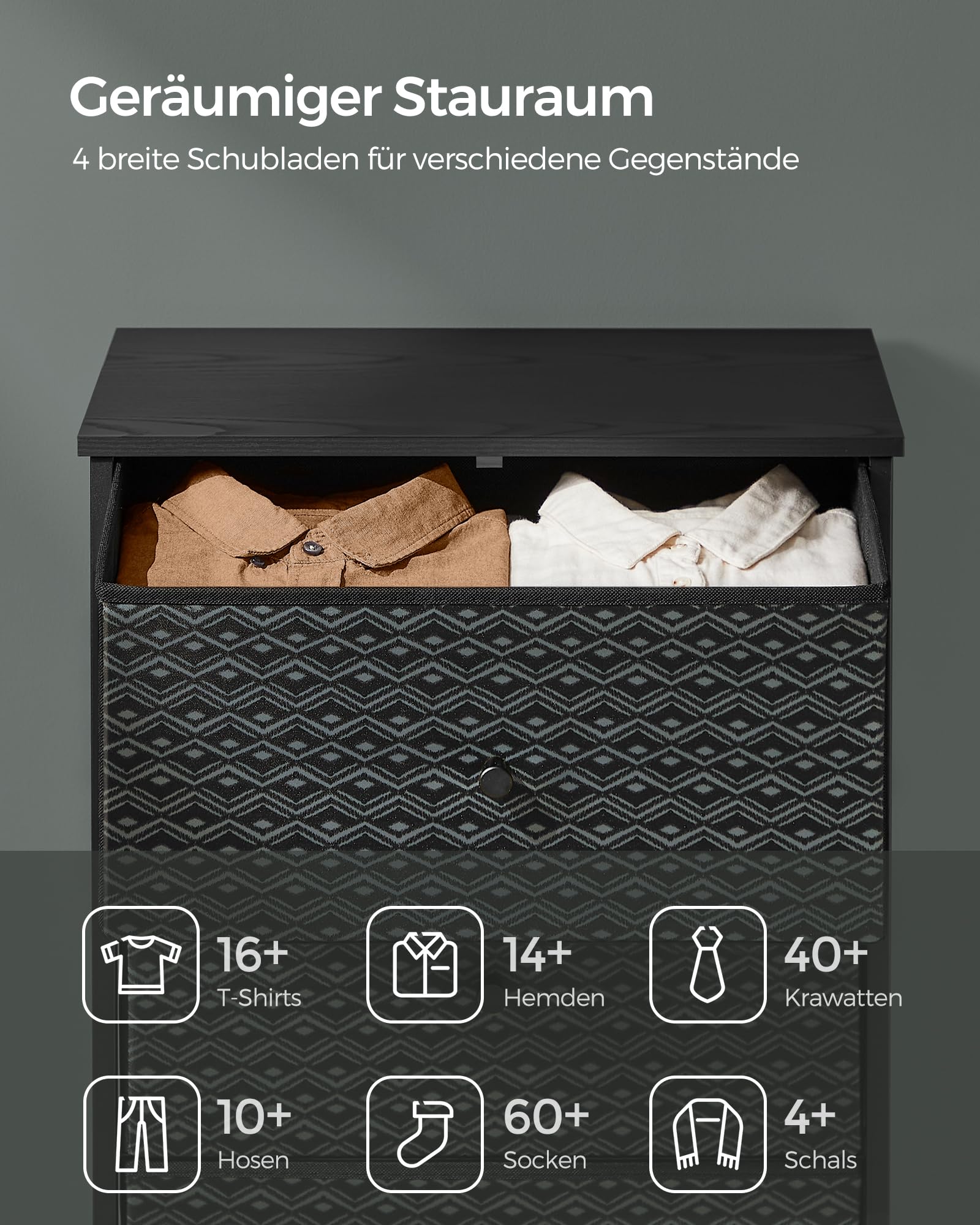 songmics-kommode-lts114b01-mit-4-stoffschubladen-99-cm-ebenholzschwarz-tintensch image 4