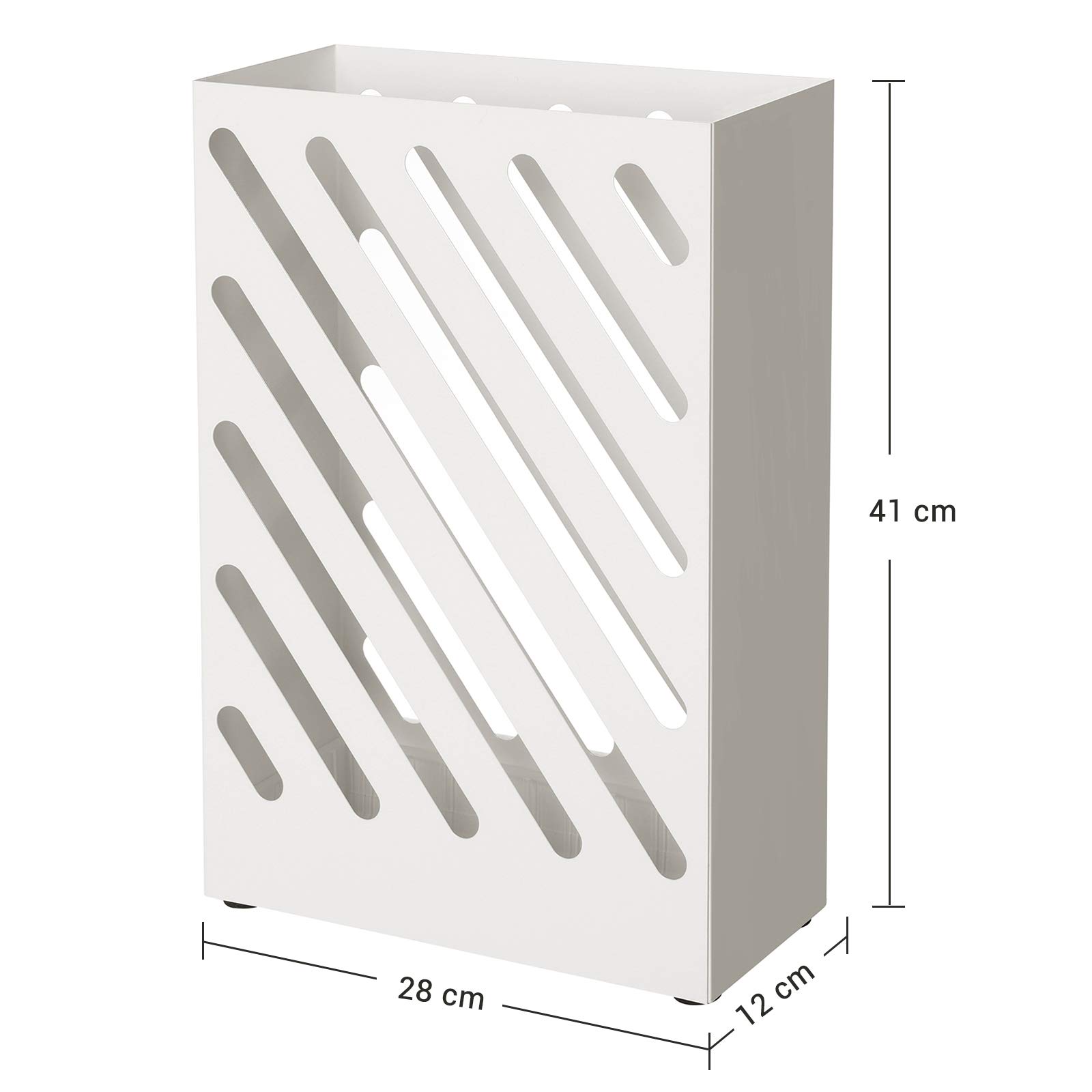songmics-luc03wt-regenschirmst-nder-rechteckig-metall-wei image 5