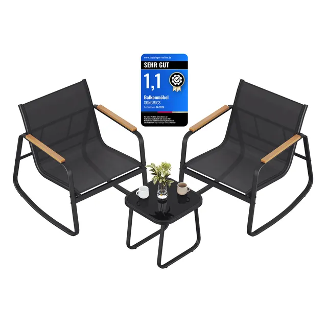 songmics-ggf0027b01-gartenm-bel-set-2-schaukelst-hle-mit-tisch-tintenschwarz image 1