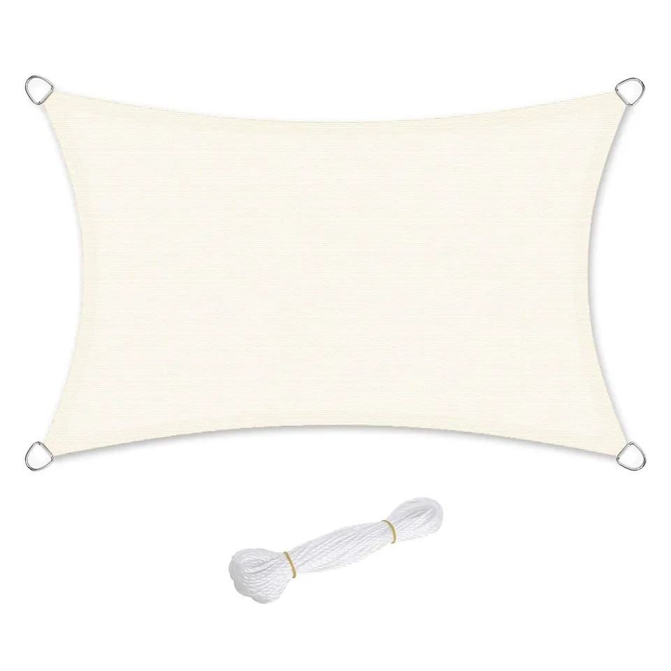 songmics-sonnensegel-gss25iv-2x5-m-hdpe-rechteckig-beige image 1