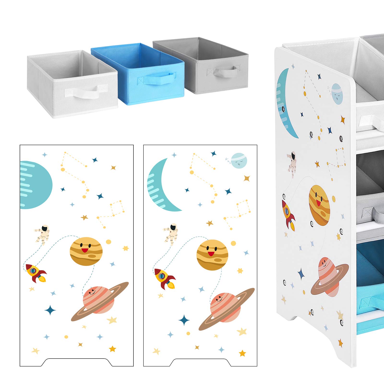 songmics-gkr33wt-kinderzimmerregal-spielzeug-organizer-mit-9-boxen-62-5-x-29-5-x image 7