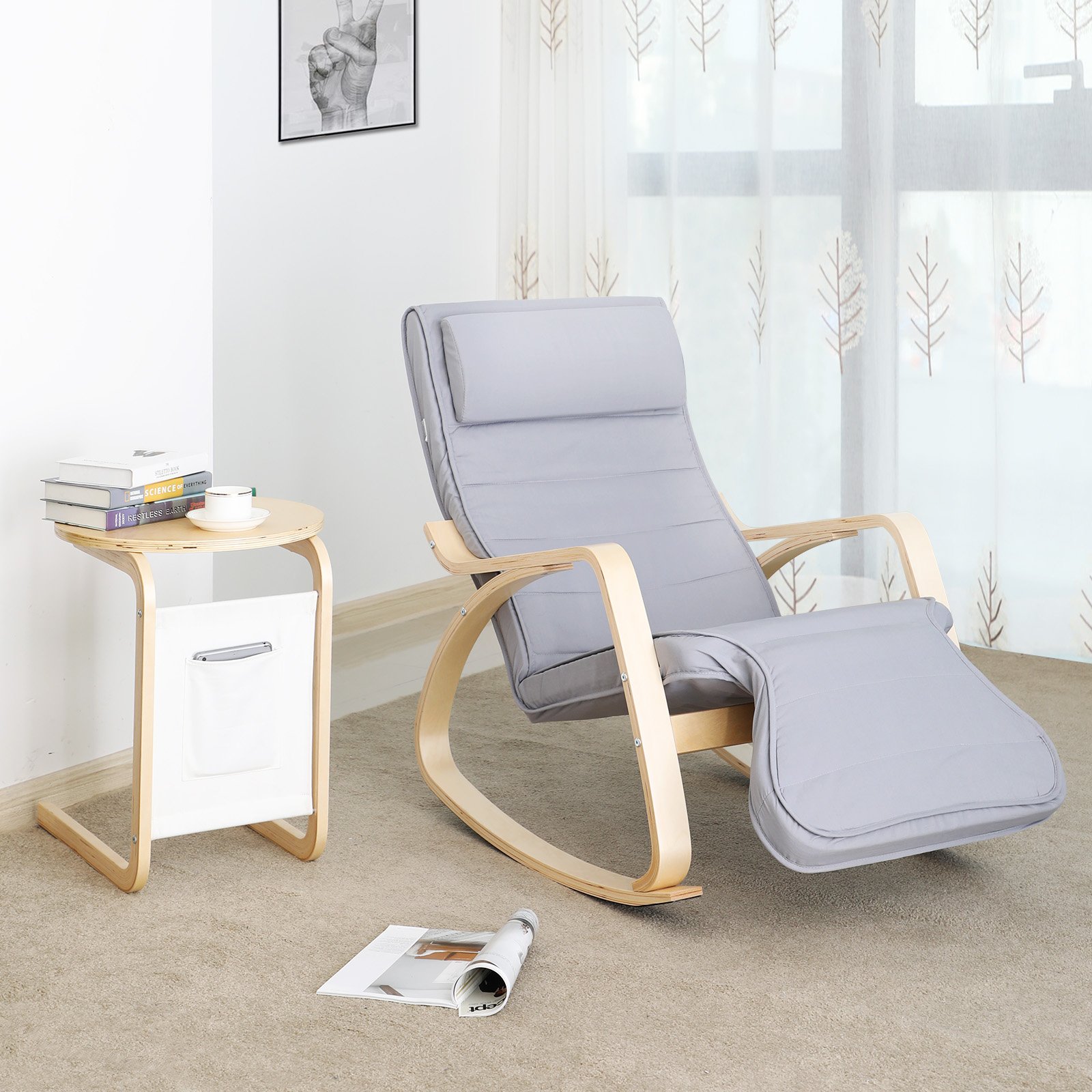 songmics-schaukelstuhl-lyy42g-relaxstuhl-hellgrau-125-x-67-x-91-cm image 2
