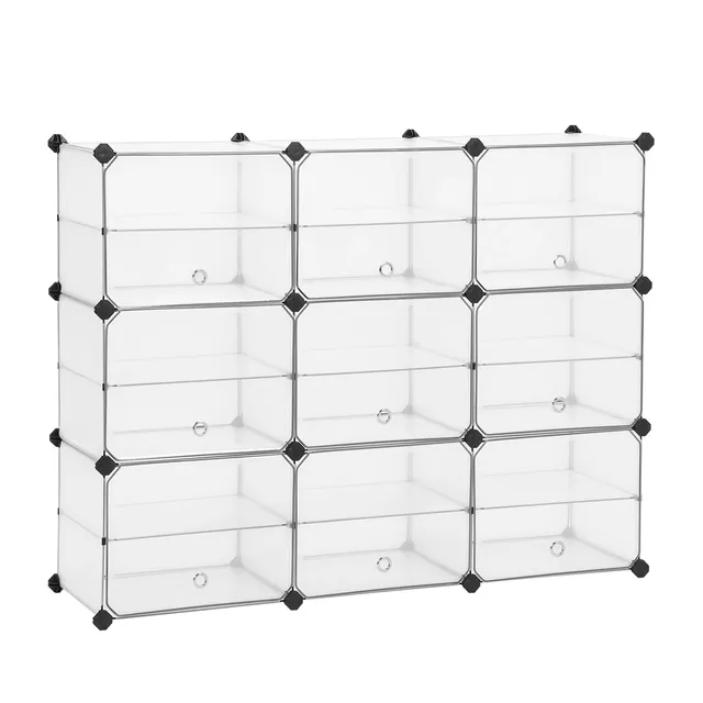 songmics-w-rfelregal-mit-t-r-18-f-cher-steckregal-wei image 1