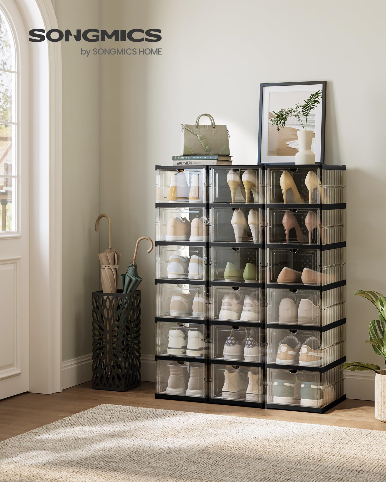 songmics-schuhschrank-3er-set-lsp207b01-18-schuhboxen-transparent-tintenschwarz- image 3